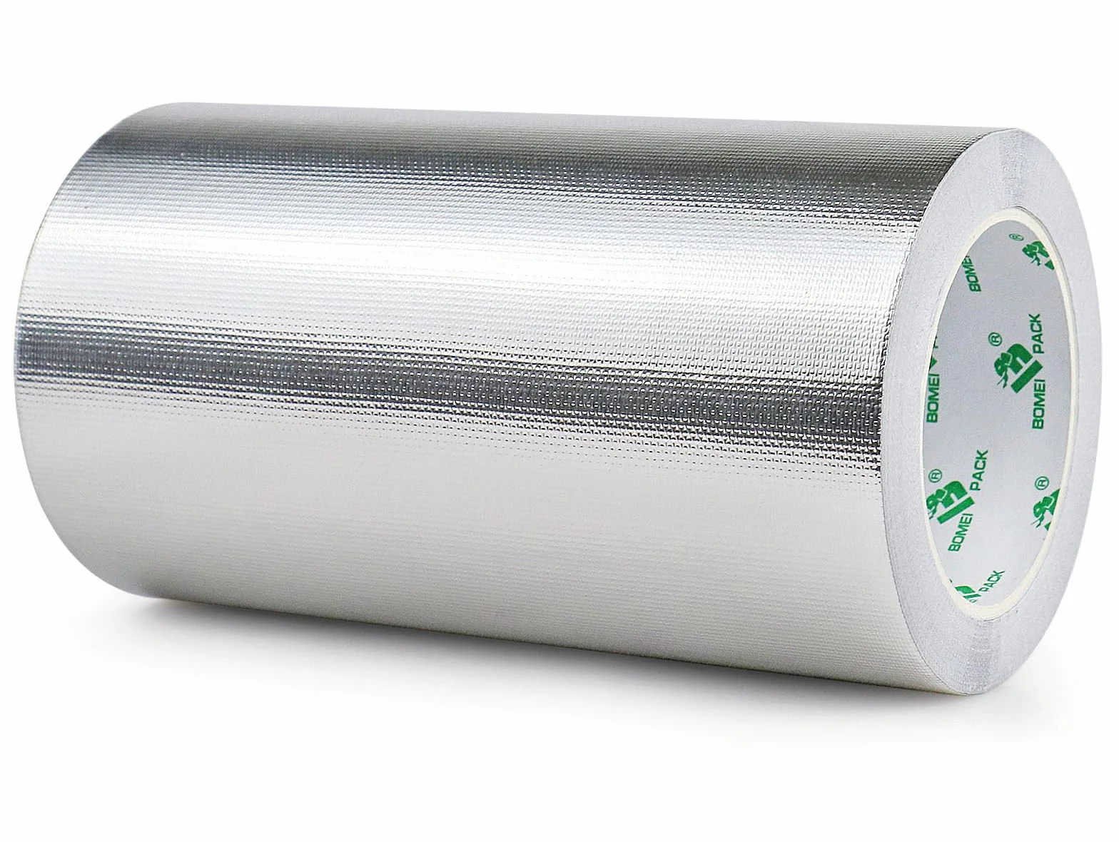 BOMEI PACK Cinta de aluminio reforzada, 200 mm x 20 m, resistente al calor, impermeable, para reparar superficies metálicas, sellar, reparar y aislar