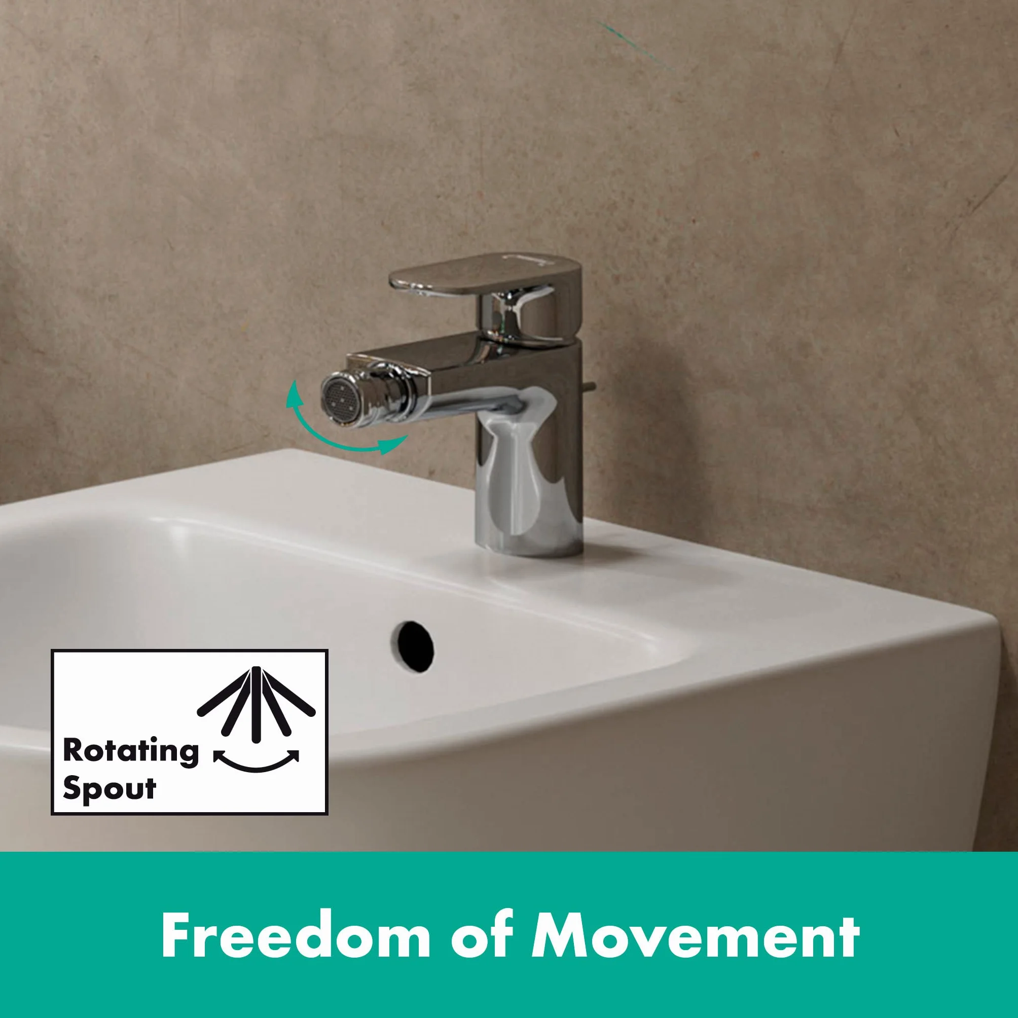hansgrohe Vernis Blend grifo lavabo monomando 80 mm cromo EcoSmart