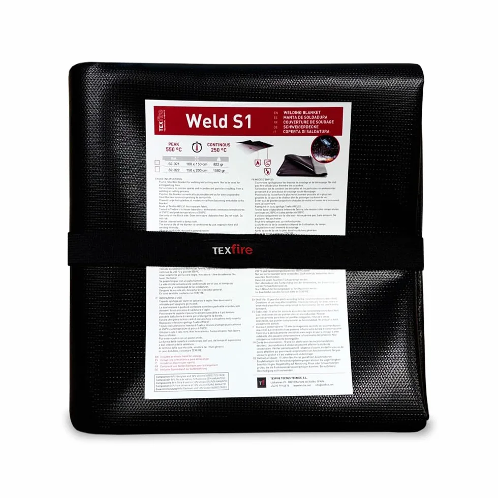 TEXFIRE Manta Soldadura Weld S1 550ºC Ligera y Flexible