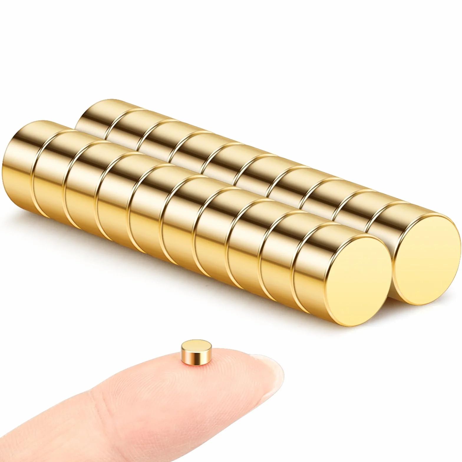 Wukong Imanes de Neodimio 5x2.5 mm 20 Unidades Redondos