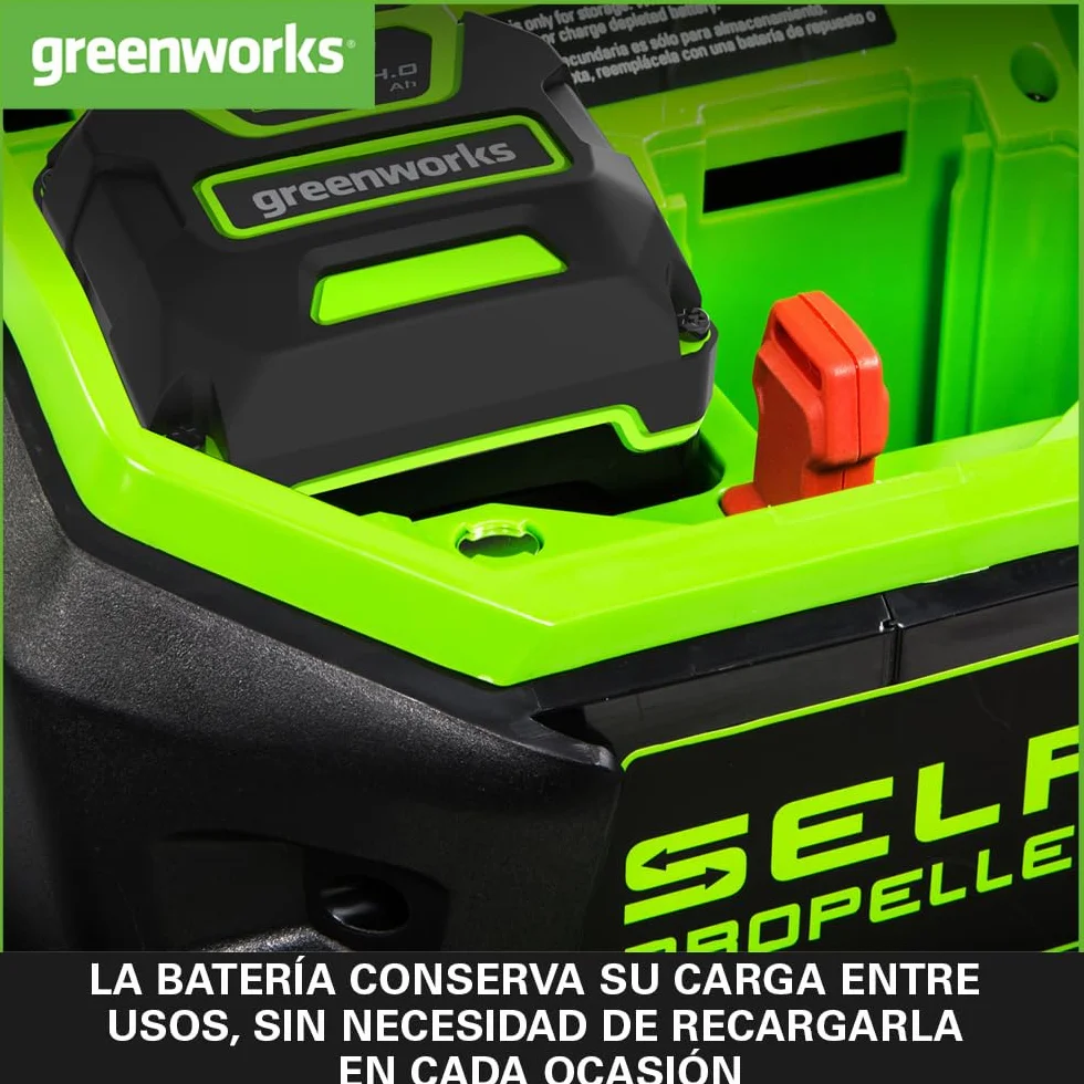 Greenworks Baterías 40V 4Ah - Set de 2, Potentes Original Baterías Iones de Litio para Herramientas Eléctricas y Jardinería Greenworks 40V, Control de Carga LED 3 Etapas, Garantía de 2 Años - G40BK4X