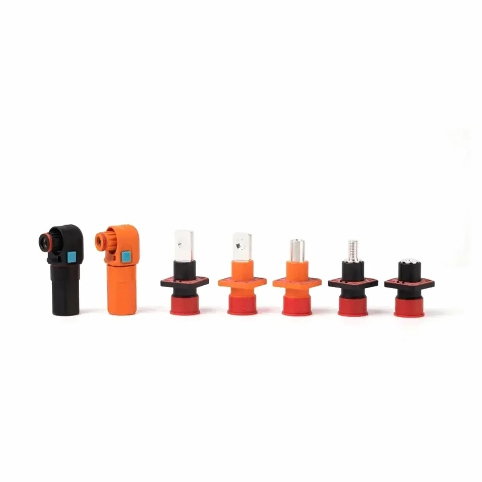 Conector de almacenamiento de energía de 120A Conectores impermeables de 200A de núcleo único de 25/50 mm² de alta corriente a través de terminales de pared(Plug,200A 50mm,Black)