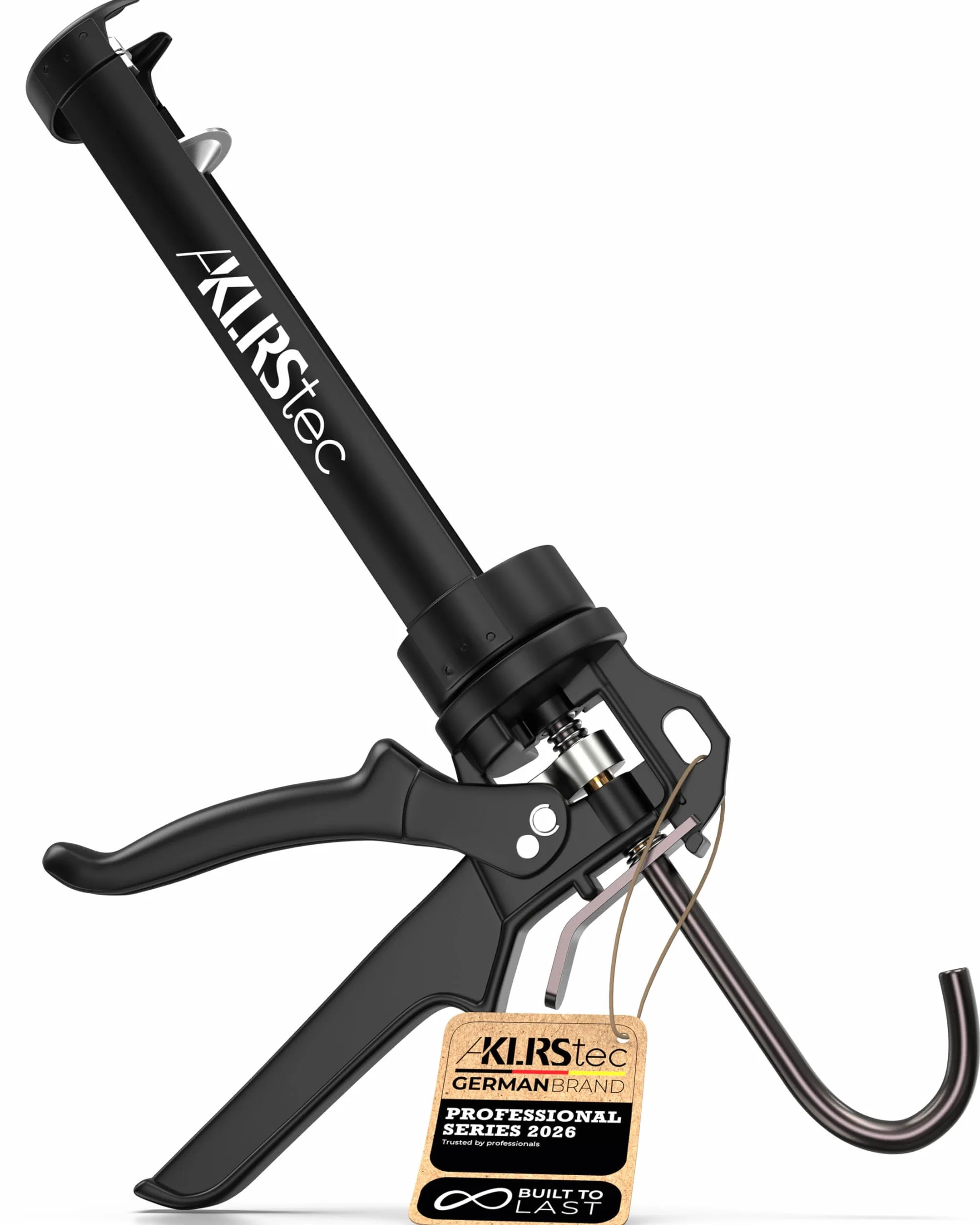 KLRStec Pistola Profesional para Cartuchos de Silicona de Aluminio para Sellado y Rejuntado, Compatible con Cartuchos de 310 ml