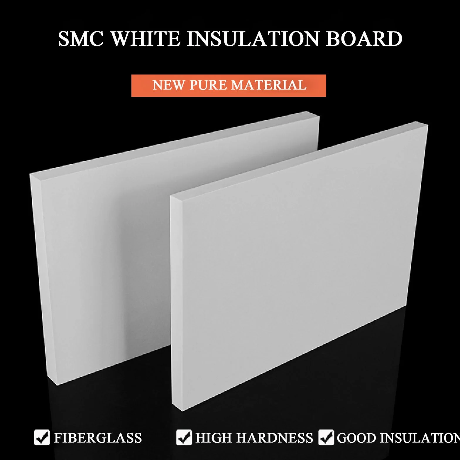 COYOUCO Placa Aislante SMC De 10Mm – Lámina Resistente Al Calor E Ignífuga para Cajas Eléctricas, Panel Aislante Rígido De Alta Tensión,200mm*200mm*10mm