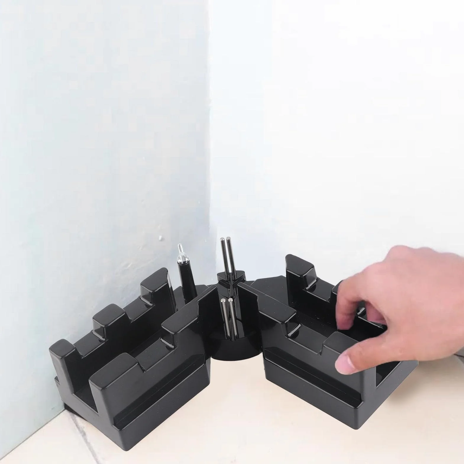 Caja de Ingletes 2 en 1 para Corte de Precisión, Compatible con Ángulos 85°-180°