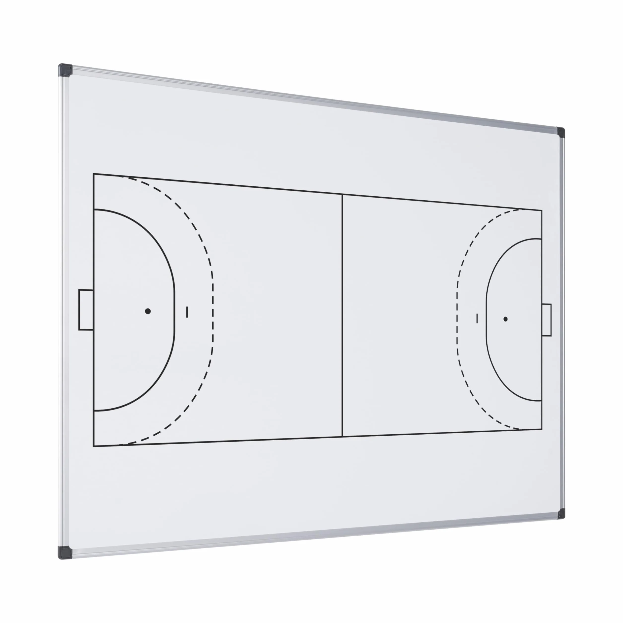 Bi-Office Maya Pizarra magnética de balonmano 600x900mm acero lacado marco aluminio
