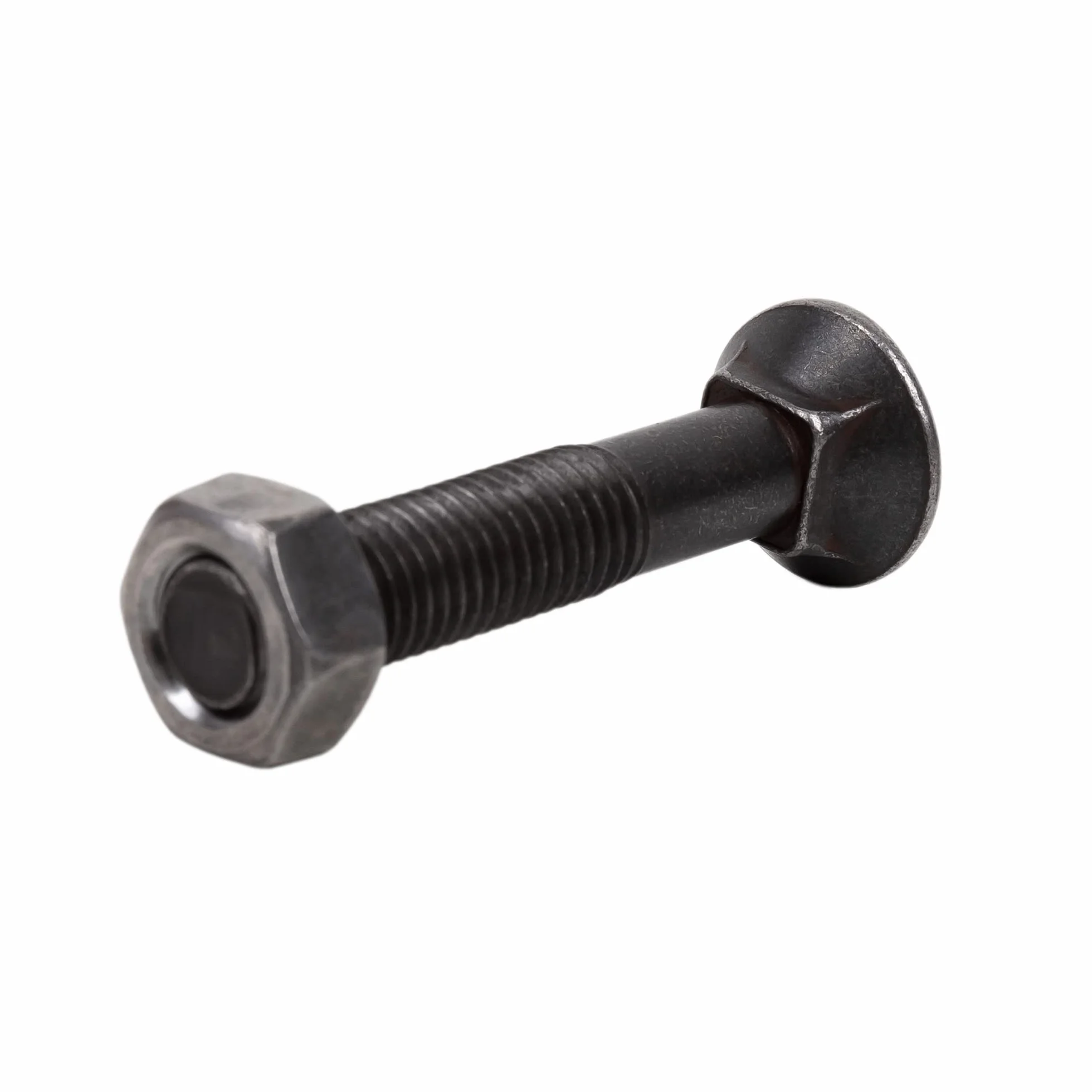 Cofan Tornillo de arado DIN 608 | Cuello cuadrado | Tuerca hexagonal DIN 934 incluida | Clase 6.8 | M12 x 60