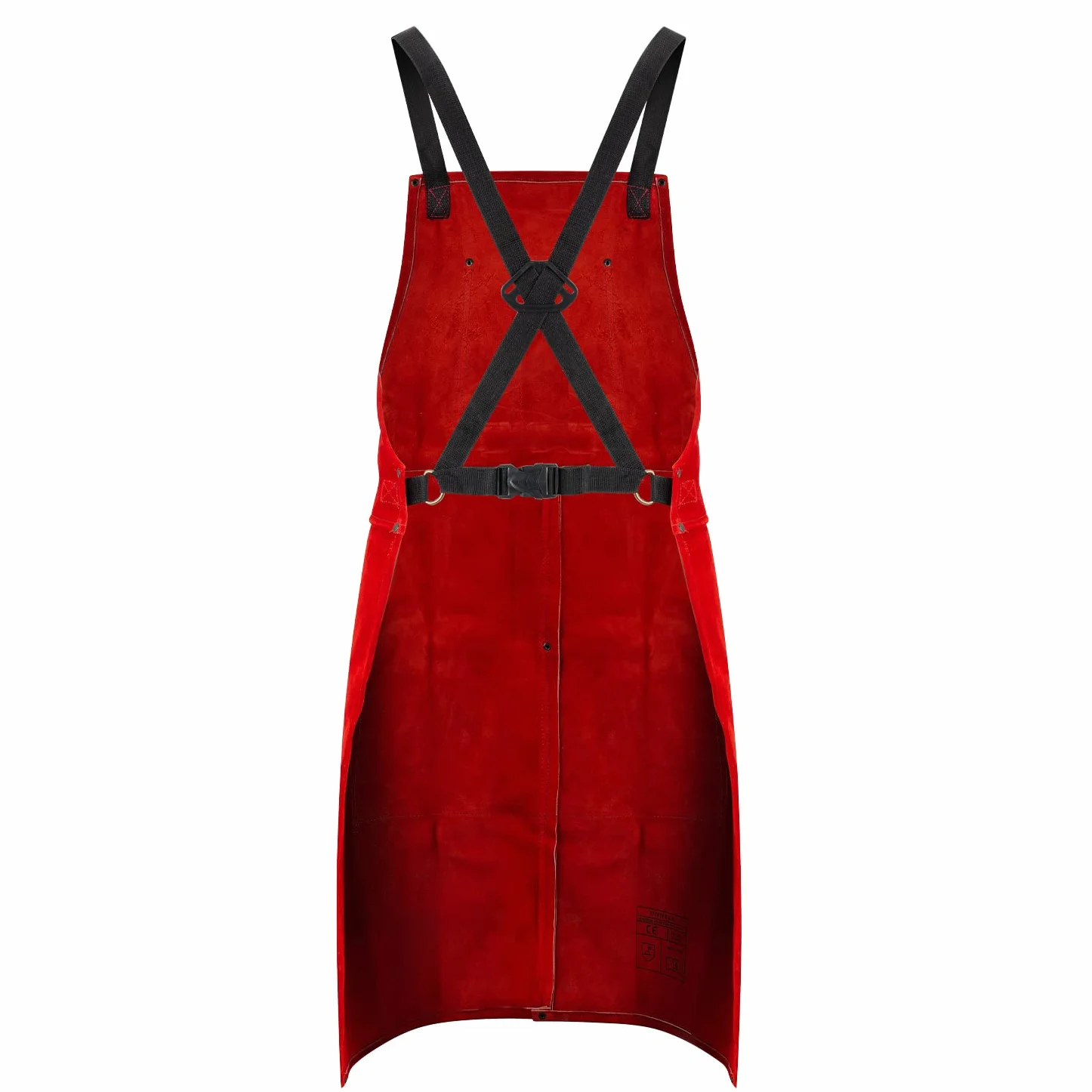 Telwin 804369 Delantal de Soldadura en Serraje, EPI, 4 Bolsillos