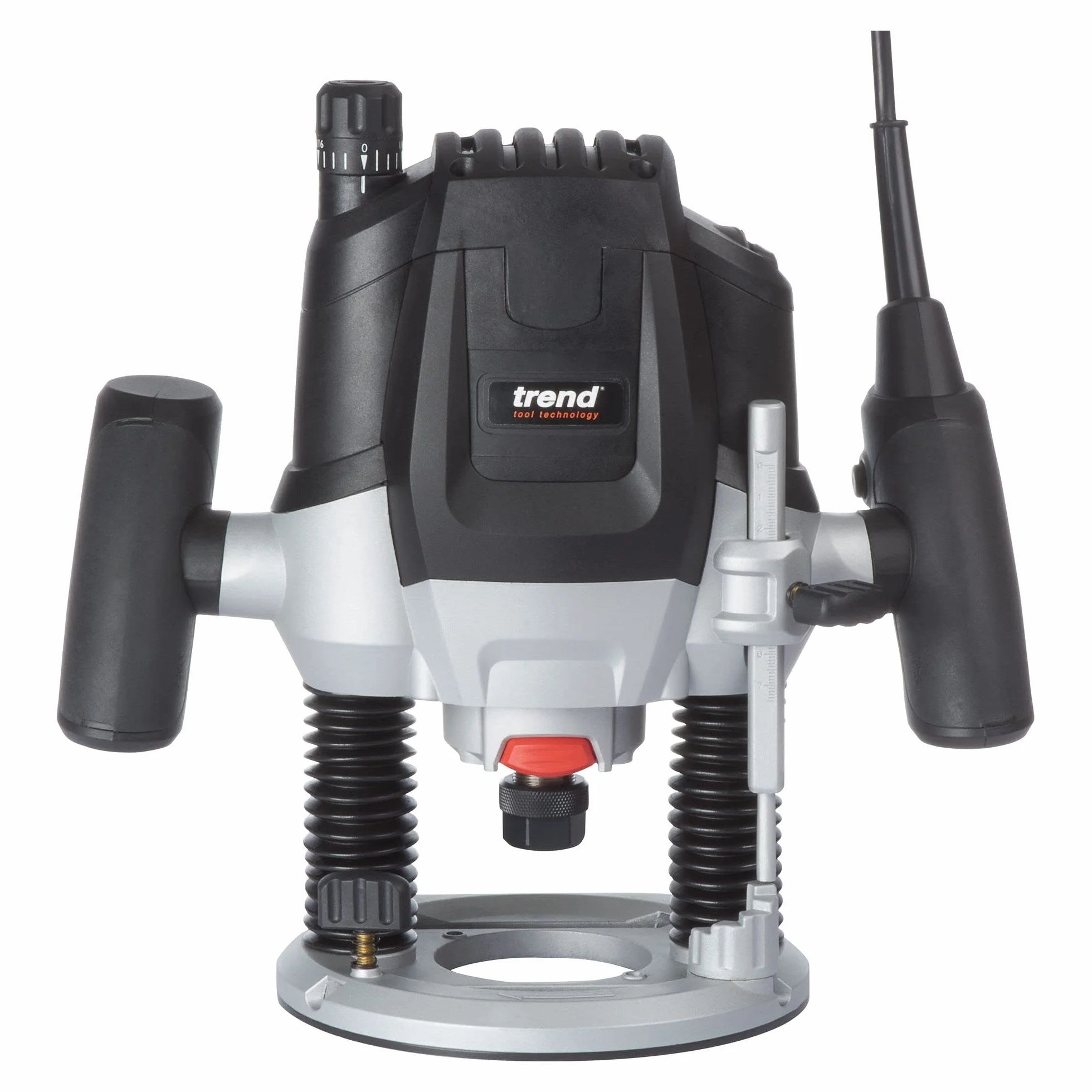 Trend Fresadora de velocidad variable 2100 W 12 mm 230 V UE, profundidad de entrada de 50 mm, fresadora para múltiples trabajos de fresado, T7EK/EURO