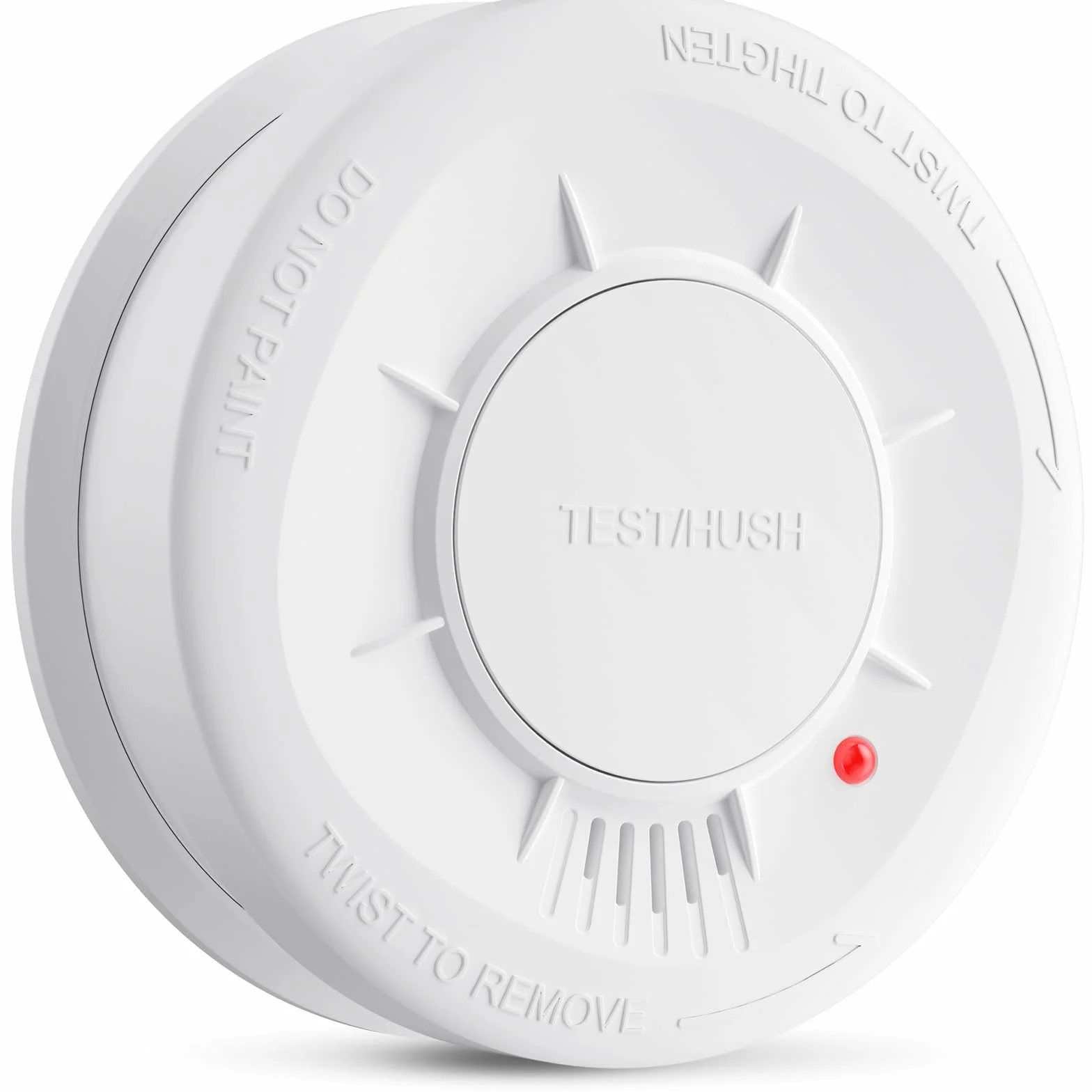 LIORQUE Detector de Humo, Alarma de Humo con Sensor de 10 Años, 5 Años de Duración de Batería, Detector Incendios with LED Indicator con Alarma de 85 dB (1 Pieza)