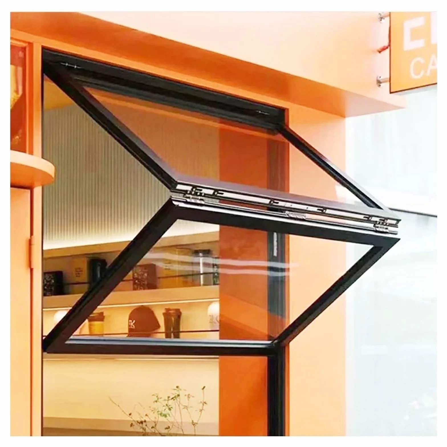 Ventana De Servicio For Unidad De Catering Móvil, Ventana De Servicio For Camión De Alimentos Con Sellado Impermeable, Ventana De Vidrio Templado For Servicio De Alimentos, Ventana De Servicio Resiste