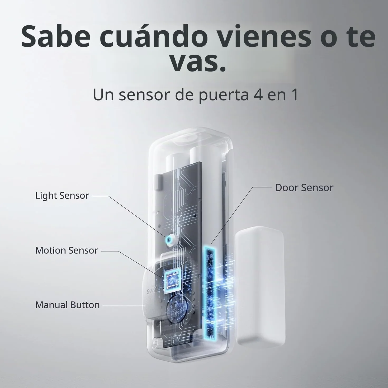 SwitchBot Sistema inalámbrico de Seguridad para el hogar, Detector de interruptores de Puertas y Ventanas con Alarma, añade SwitchBot Hub para Hacerlo Compatible con Alexa (3)