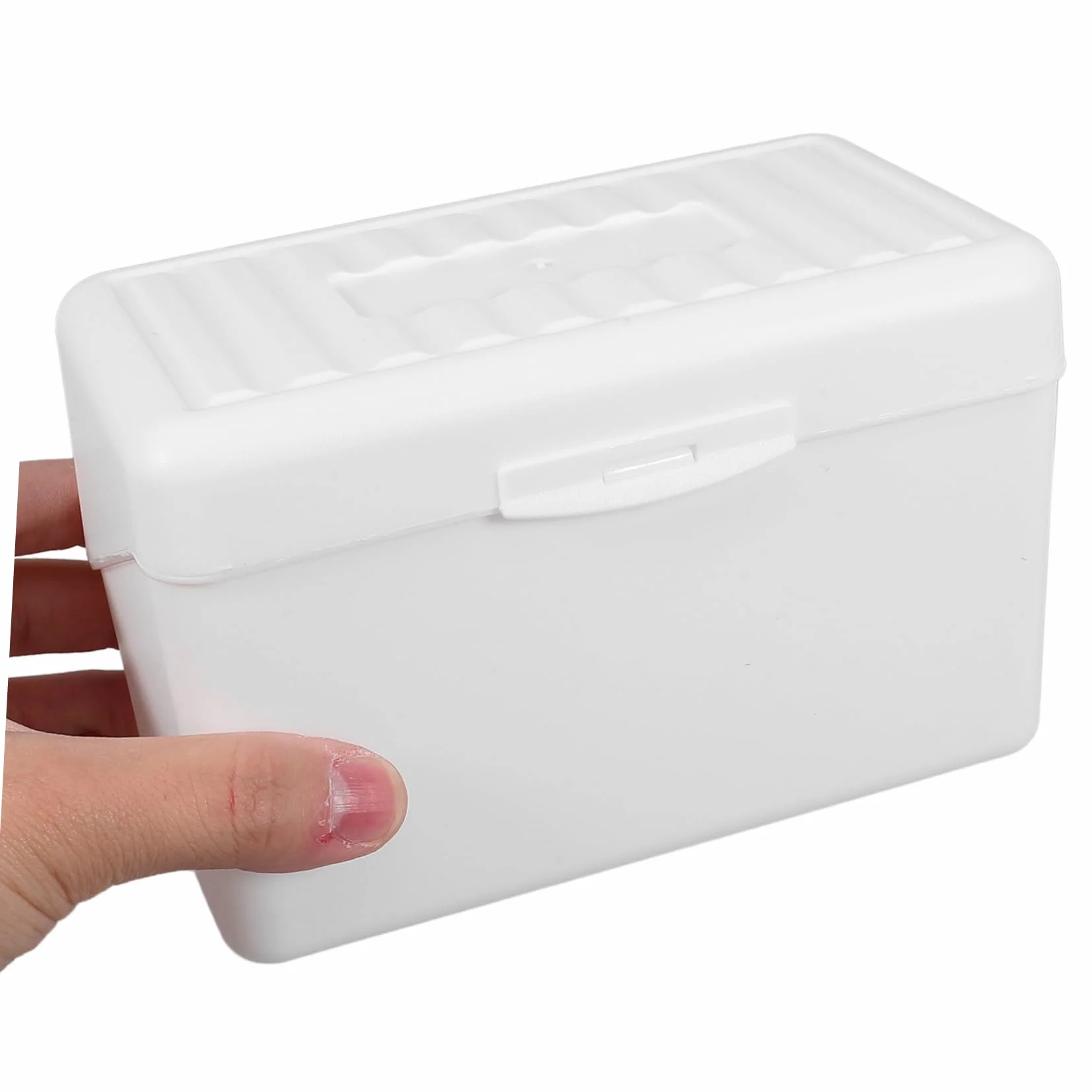 Porta Tarjetas de Índice Compacto Organizador Portátil para Oficina Escritorio Estudiante