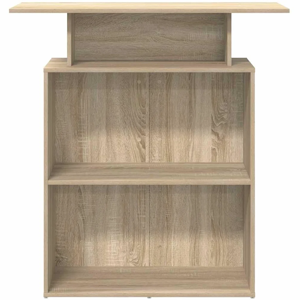 vidaXL Mostrador de recepción Roble Sonoma 100x40x104 cm Madera de ingeniería