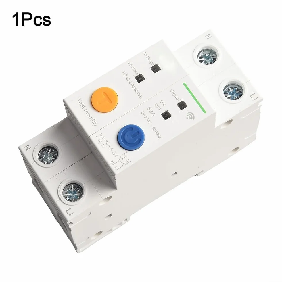Para Ewelink APP Smart Circuit Breaker 2P 63A DIN Rail Smart Switch Remote