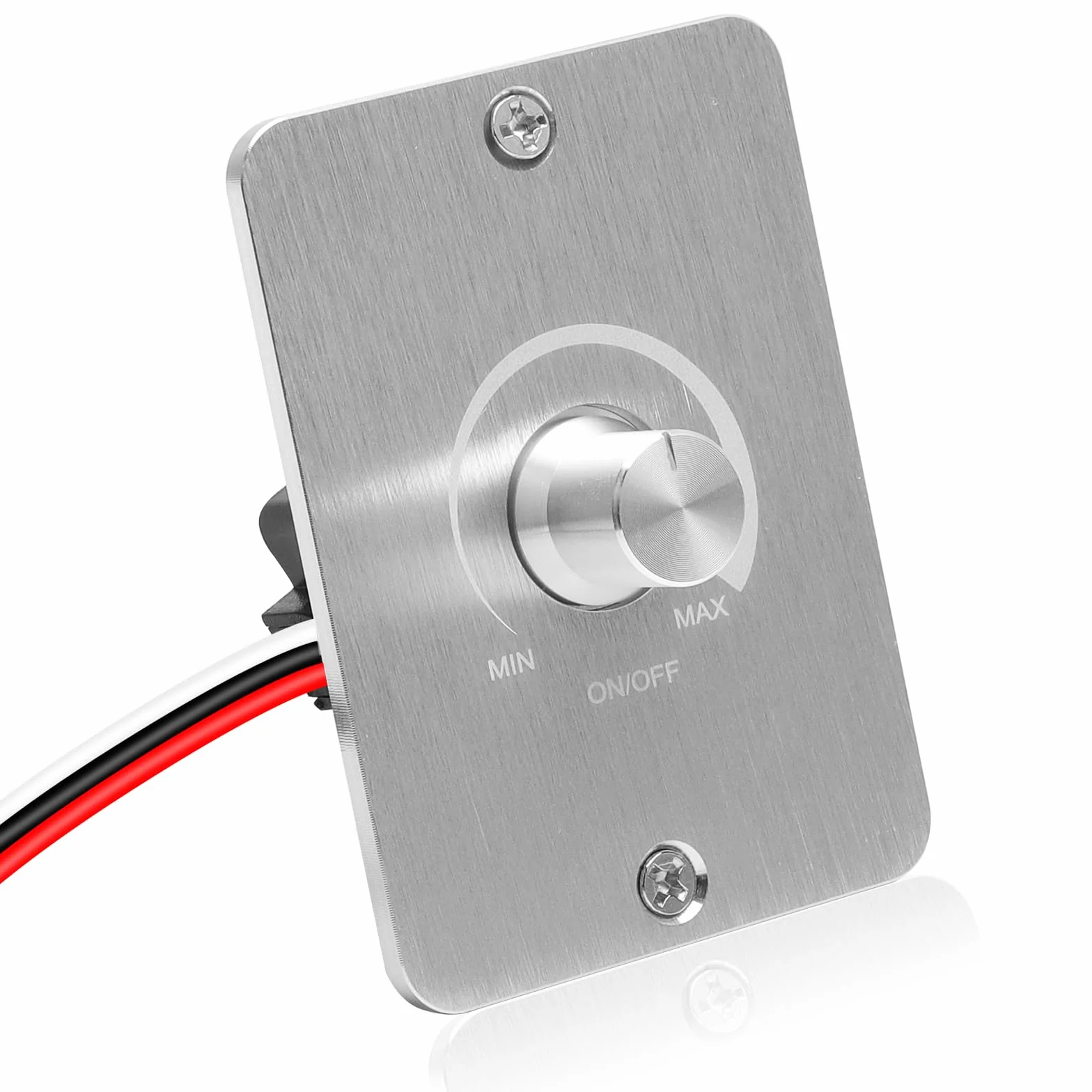 VOSSOT interruptor regulador de luz de 12 V para lámparas LED, regulador de luz de 12 V y 5 A para lámparas LED, sin parpadeos, regulable de forma continua – dimmer para iluminación de autocaravanas