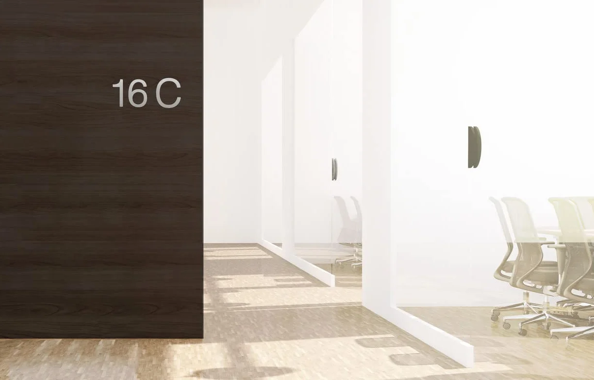 ARREGUI SEC11-T2 Número de Casa Exterior de 12 cm de altura | Placa de Señalización de Acero Inoxidable Satinado | Número de Puerta | Letra de Casa | Número de Vivienda, Piso o Escalera | Número 4