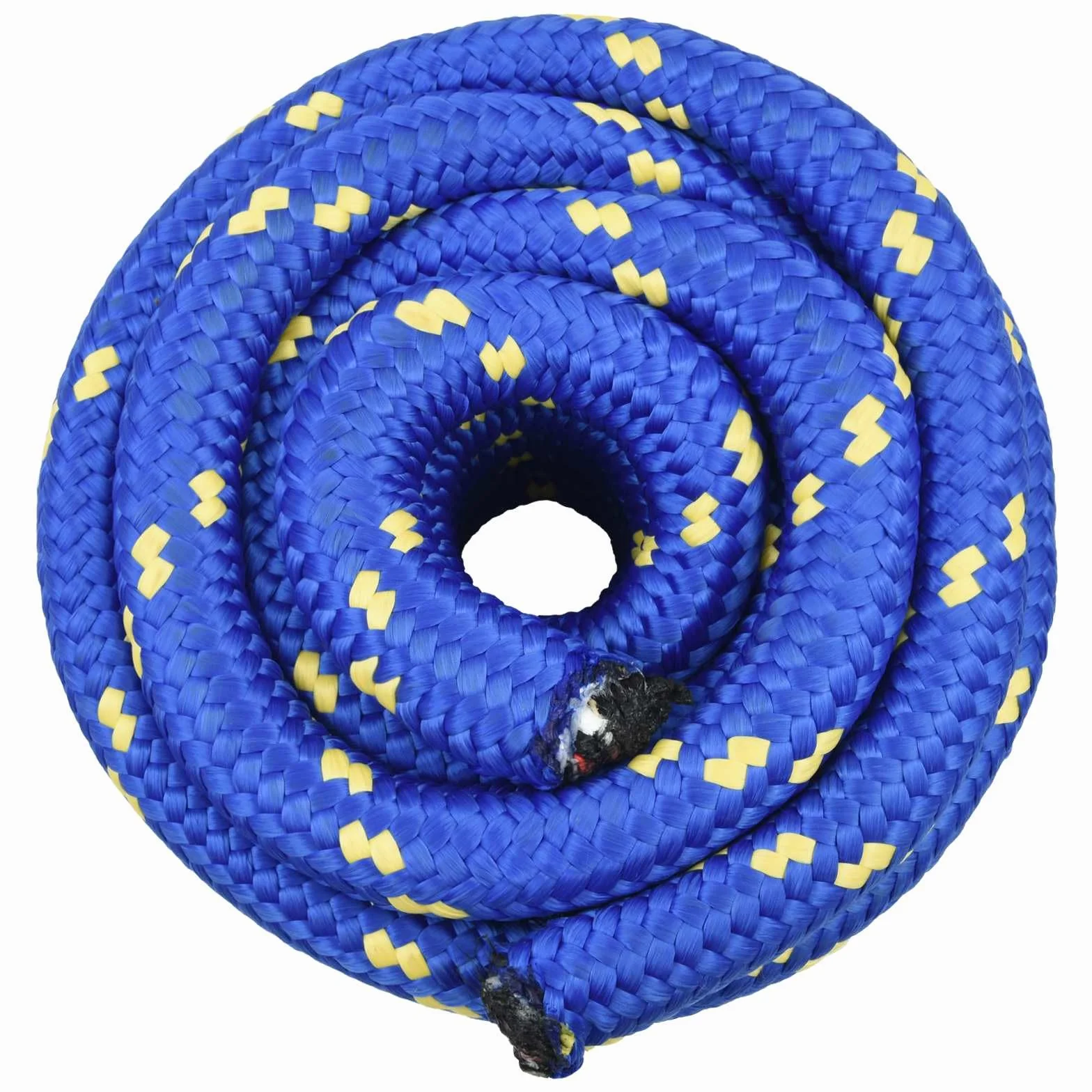 Cuerda para barco de polipropileno, 5 m de longitud, 3 cm de diámetro, color azul, resistente, resistente a la intemperie, para barco, vela, camping, exterior, versátil, para asegurar y anudar
