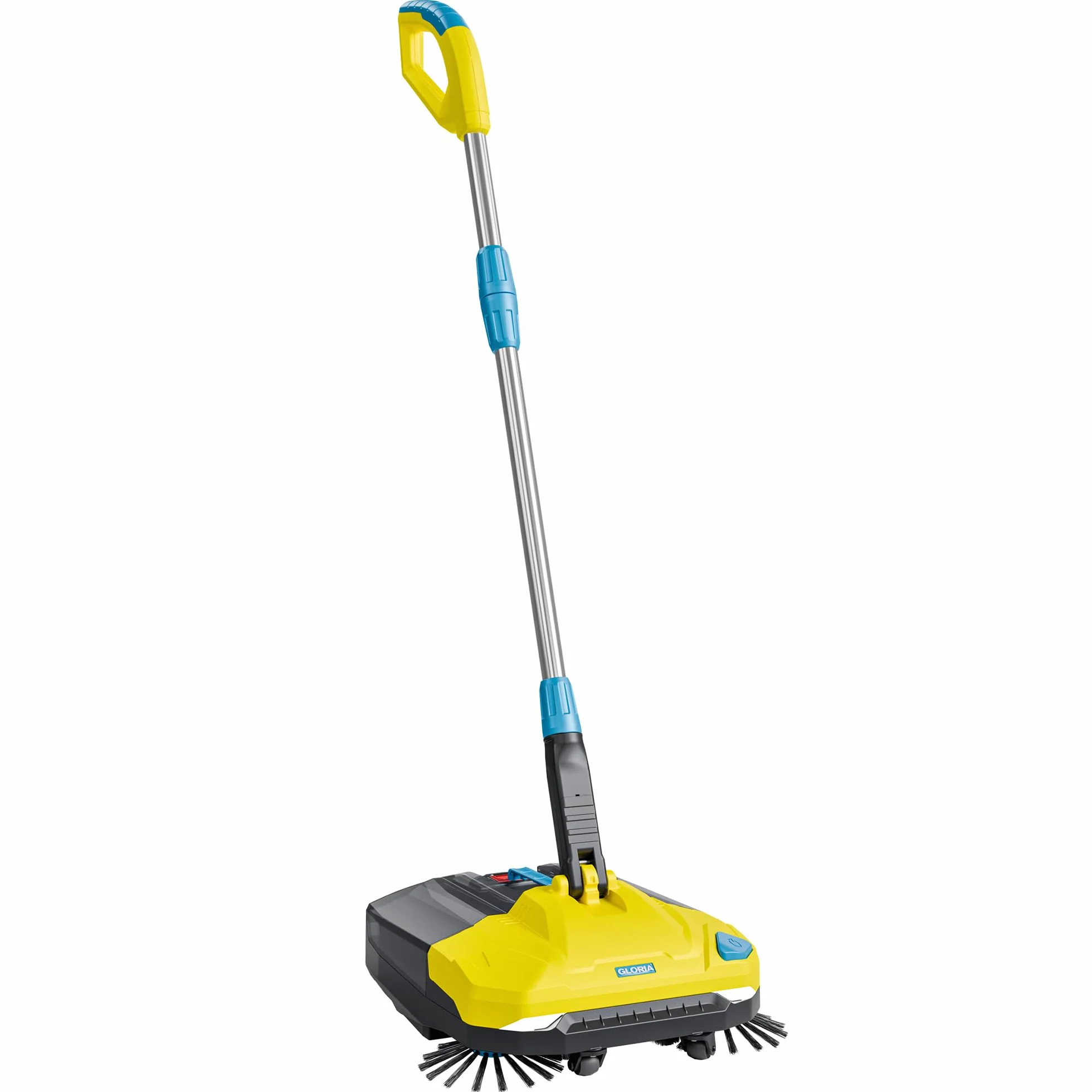 GLORIA Barredora de batería EasySweep 18V | Escoba eléctrica inalámbrica para interior y exterior | Entradas, aceras, terrazas, garajes y hojas | Compatible con Batería BOSCH 18V (no incluida)