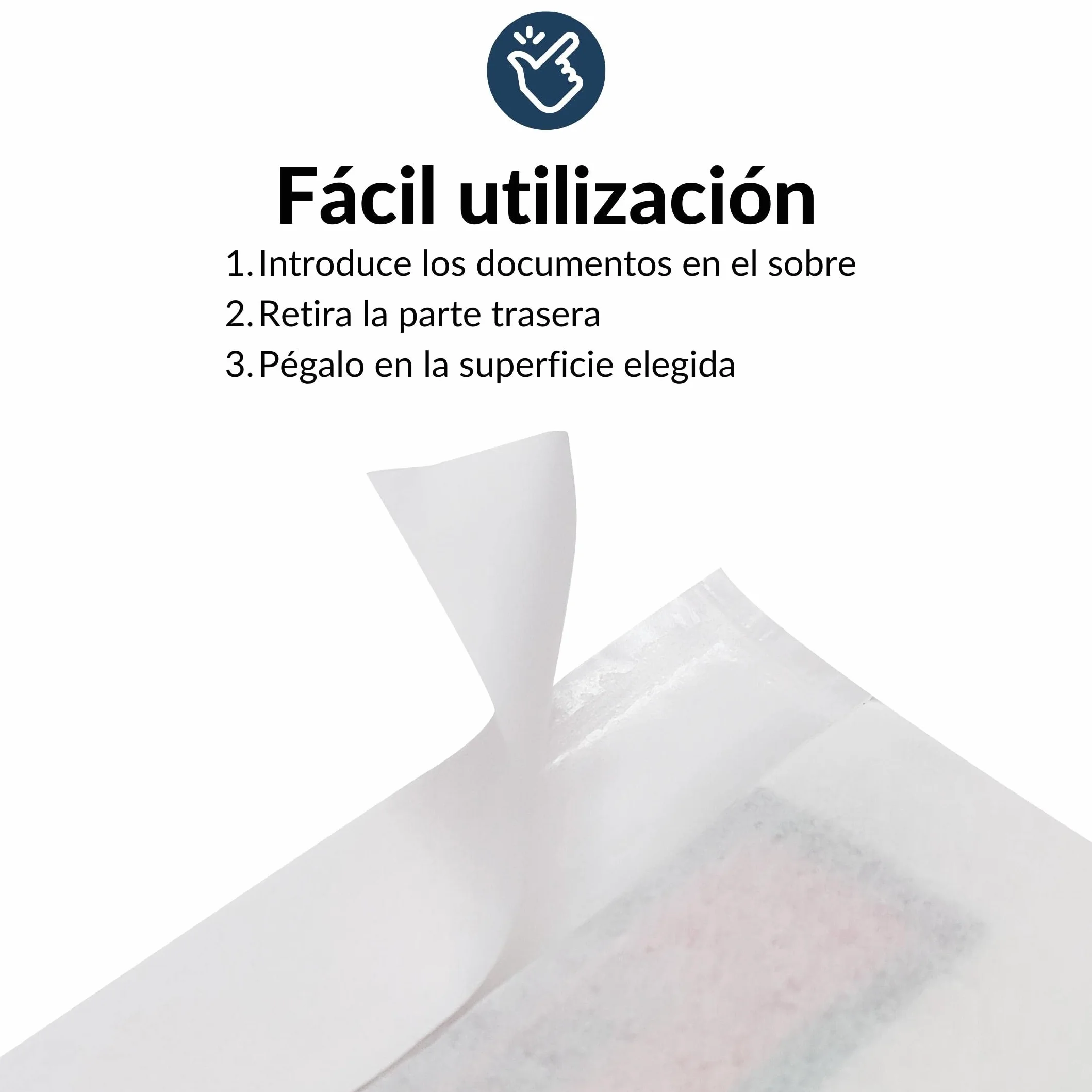 Raylu Paper Sobres Portadocumentos Adhesivos 22.5x16.5cm 100 unidades