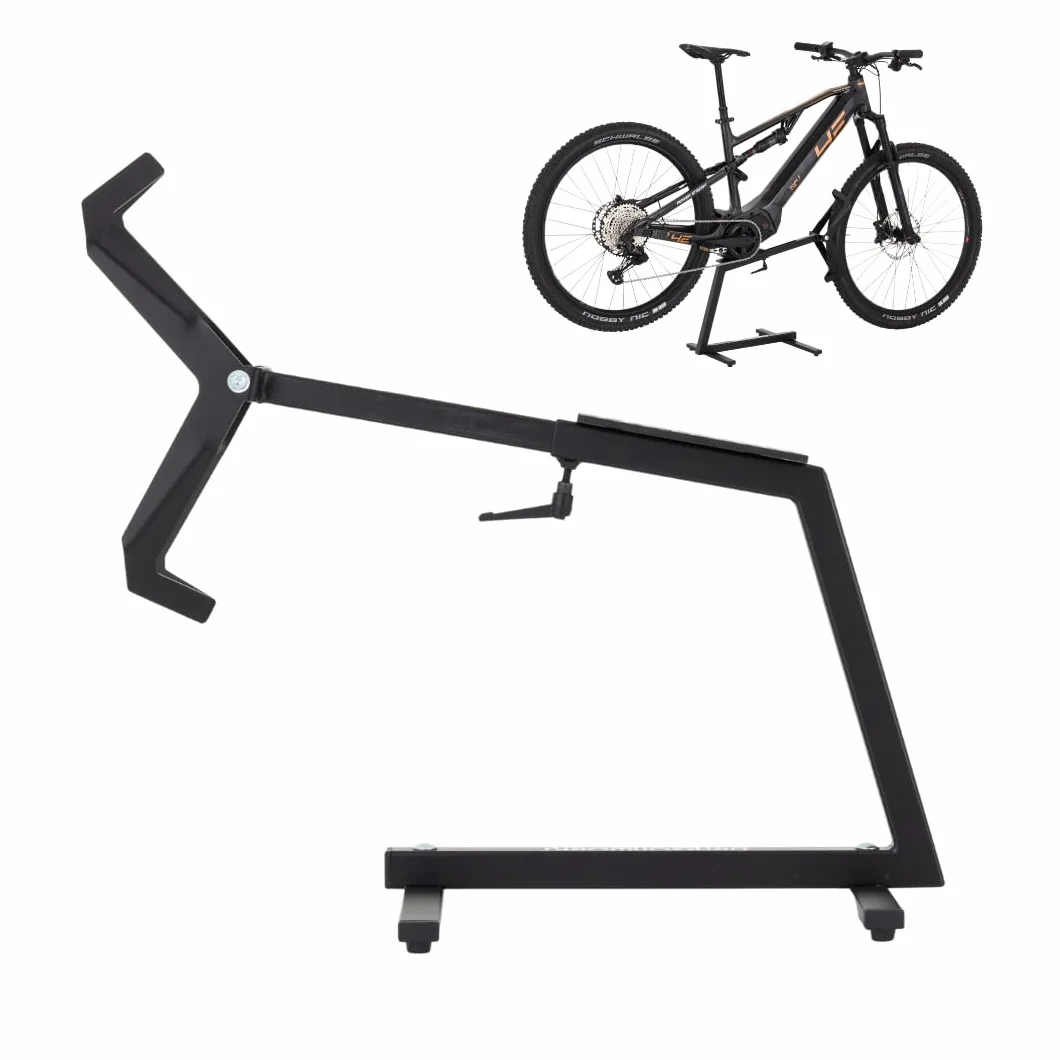 DRAGONWORKS MX Soporte Bicicleta Eléctrica - Soporte Bicicleta para MTB y E-Bike 27,5 - 29”, Rueda Trasera Giratoria para Mantenimiento y Limpieza, Capacidad 45 kg