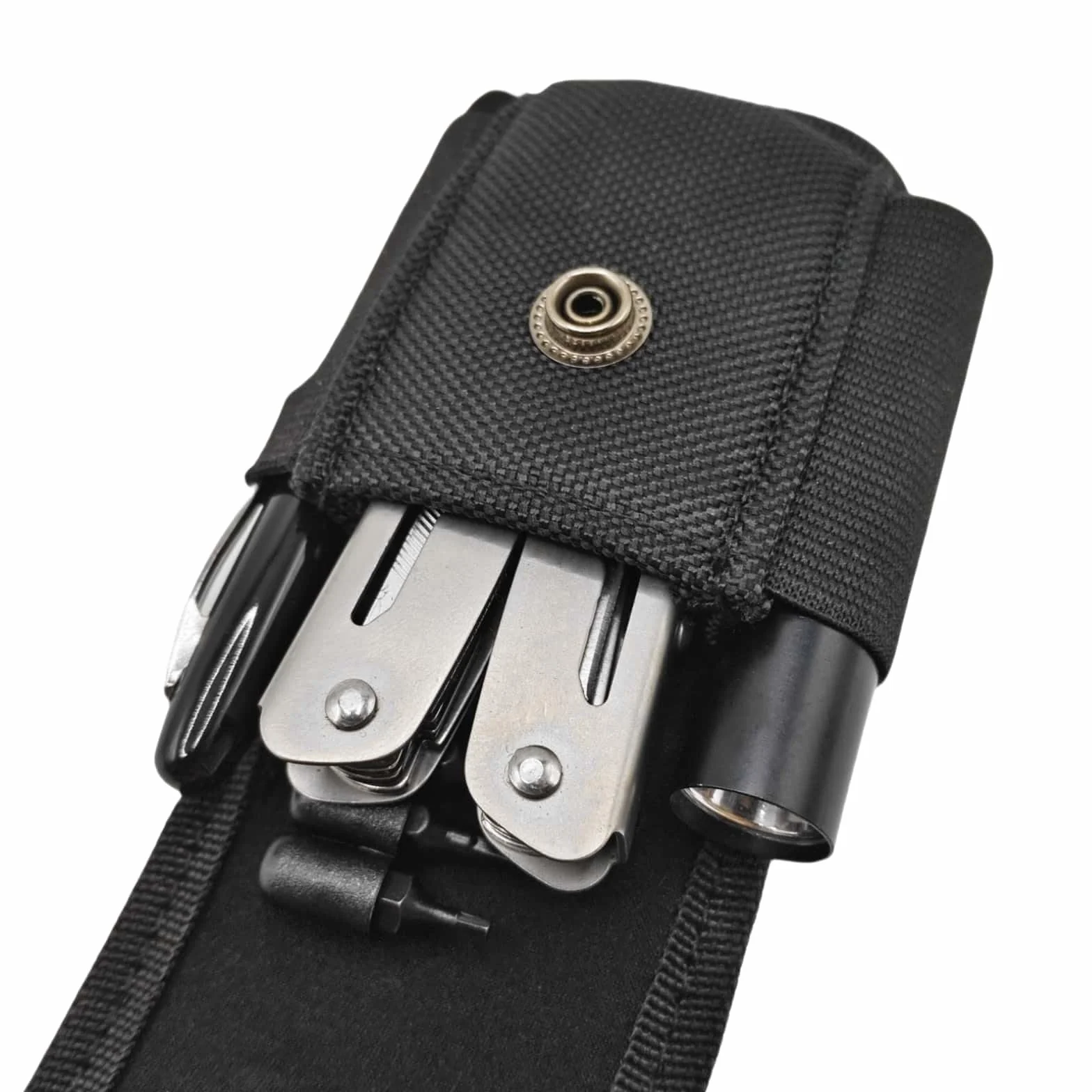 Funda de herramientas multiherramienta que se adapta a multiherramientas de hasta 4 pulgadas, funda de herramientas para Leatherman, Gerber, funda de herramientas para cinturón horizontal y