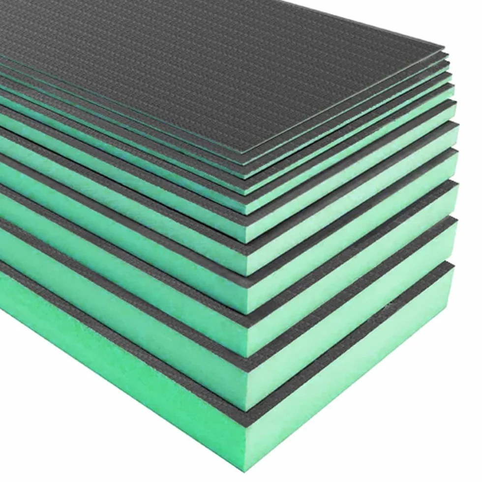 AICA Tablero de respaldo de azulejos de XPS, Tablero de aislamiento impermeable, Panel de construcción, 1250x600x40mm; 4 piezas/juego