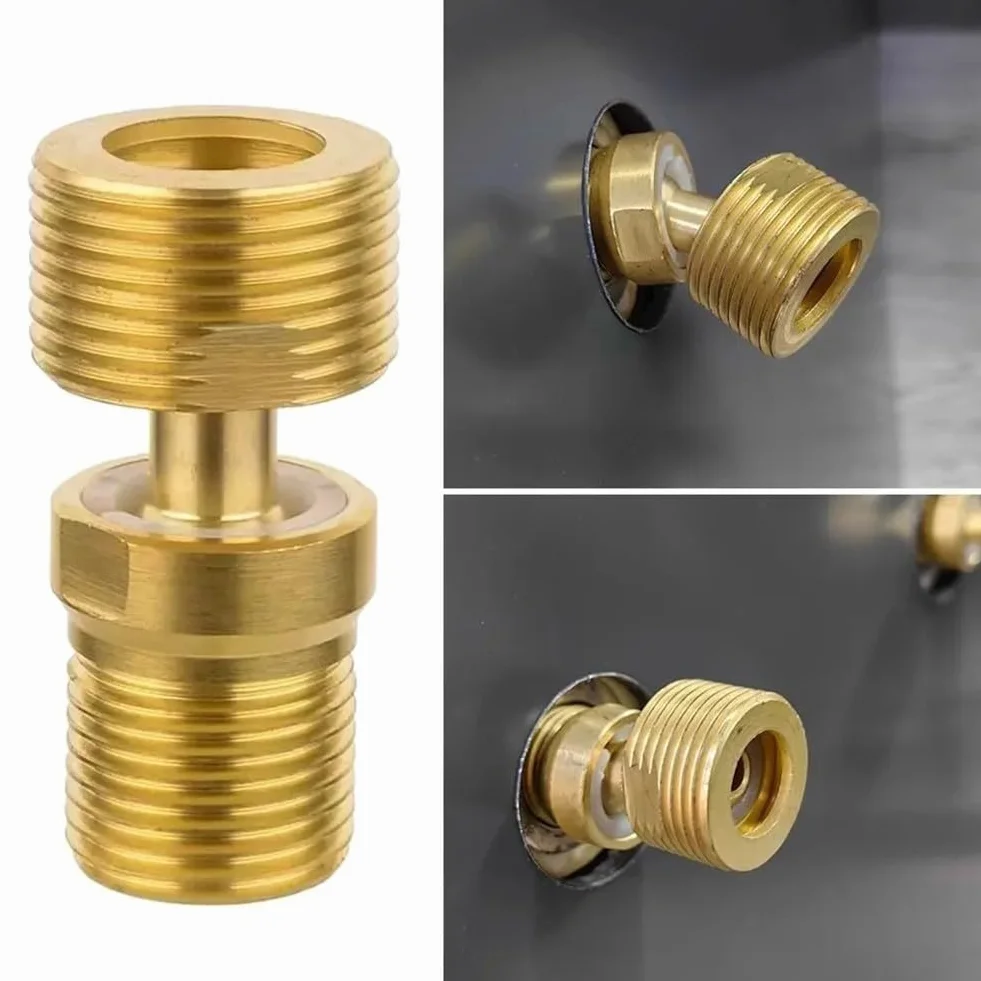 Besttoolifes Codo de ducha giratorio 360° cobre ángulo ajustable conector pared baño cocina 2 unidades
