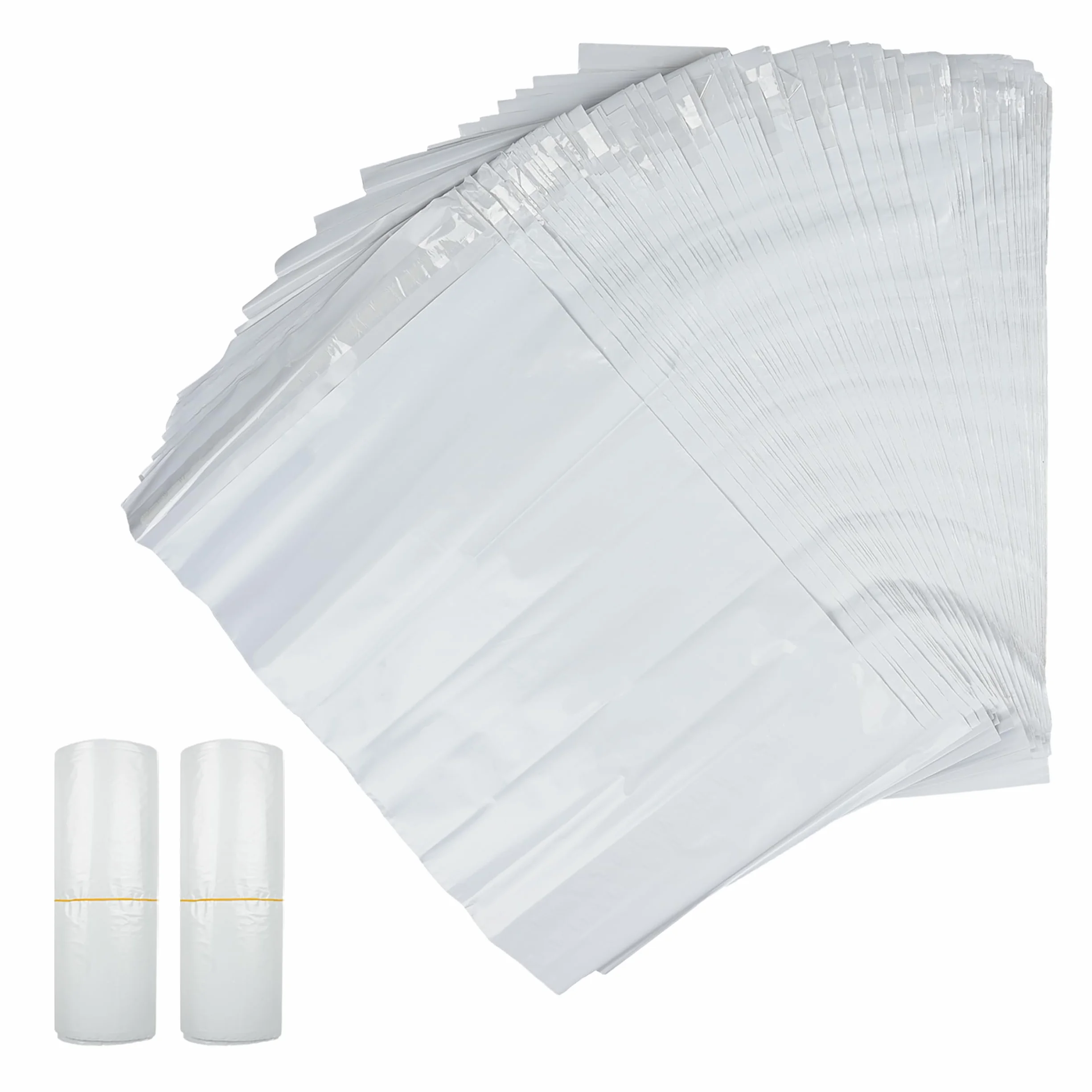 Bolsas de Envío Autoadhesivas Blancas 38x52 cm 200 Piezas Resistentes al Agua y Desgarro