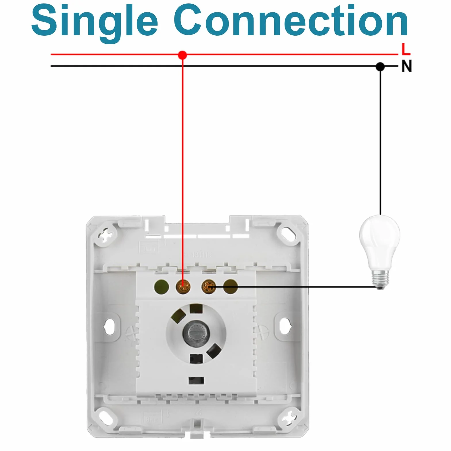 Regulador de intensidad para lámpara LED, interruptor de luz regulable 86 * 86mm 110-250V 10-16A 1-400W, interruptor empotrado, botón giratorio, regulación de velocidad sin etapas para lámparas