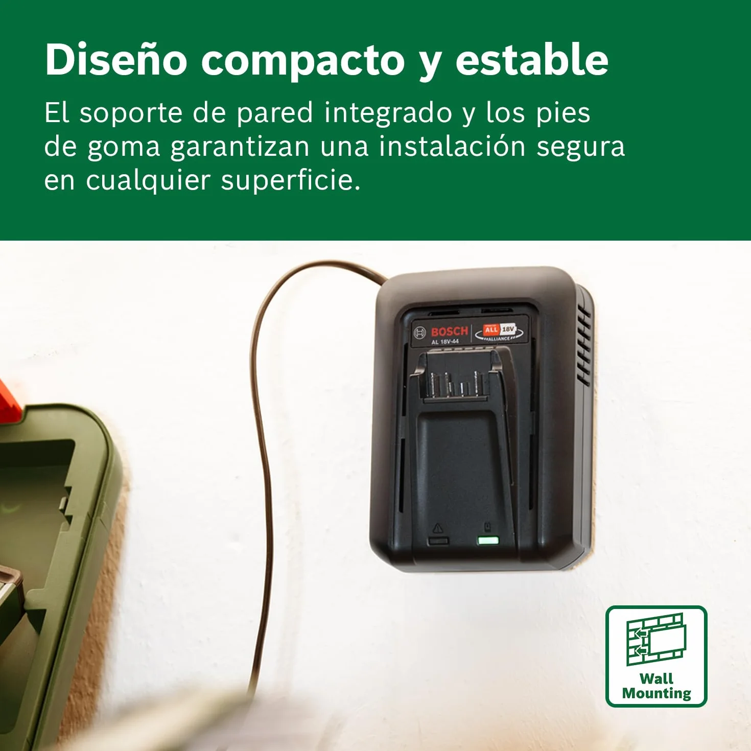Bosch Kit básico de batería y cargador rápido Starter Set 18V (1 batería de litio de 4,0Ah; 1 cargador rápido; 18V POWER FOR ALL ALLIANCE)