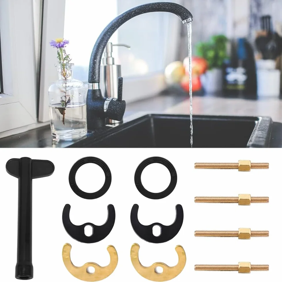 Kit de fijación para herramienta multiusos, kit de fijación para monomando de lavabo o fregadero, kit de montaje para grifo de cocina, herramienta para lavabo o fregadero de cocina (M10)