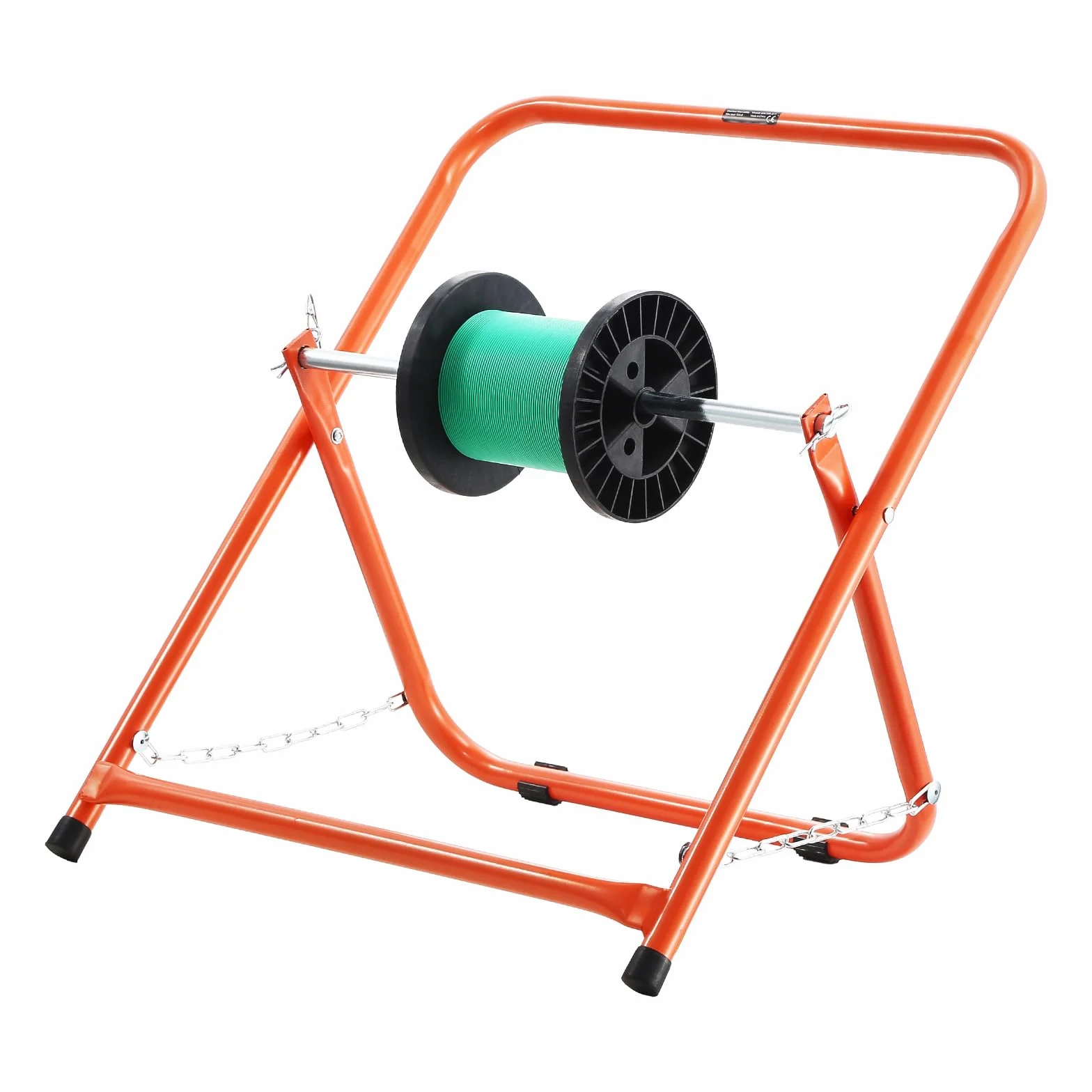 VEVOR Organizador de Cables, Soporte para Carretes de Cables Eléctricos Dispensador Portátil de Alambre para Carretes de Hasta 50 cm de Diámetro, Capacidad de 45 kg para Uso Industrial, Eléctrico