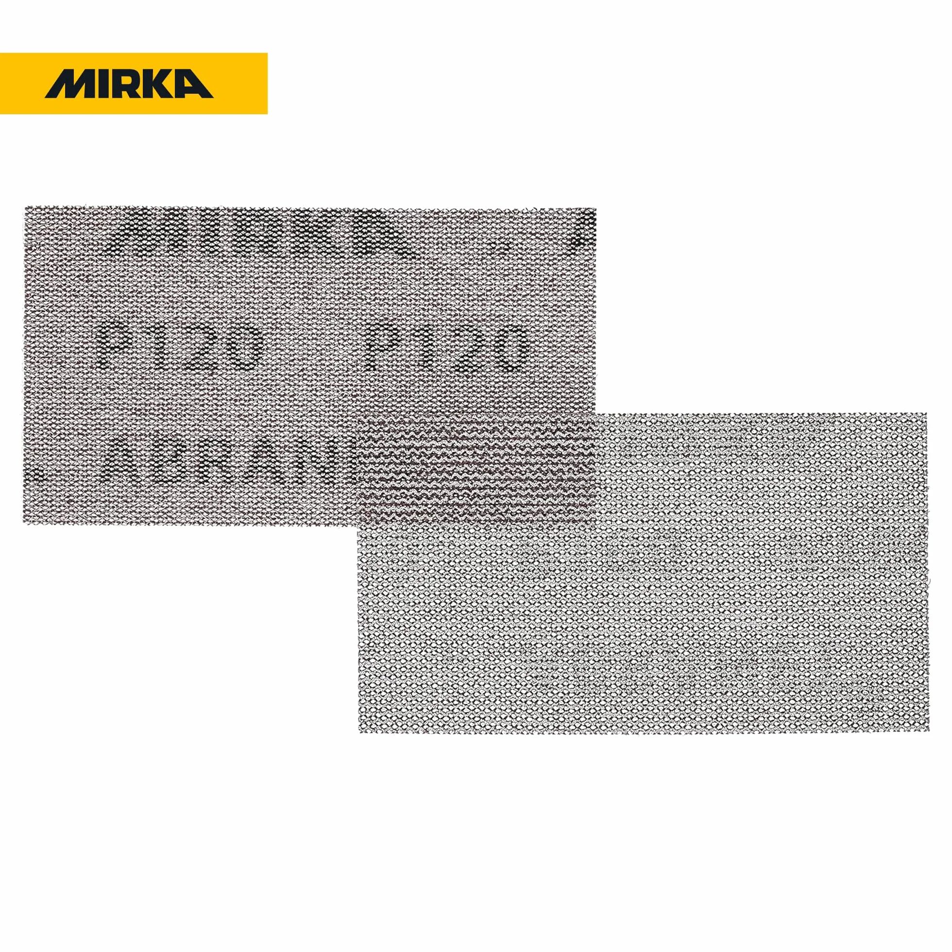 Mirka 9 A-149 – 120 2 – 3/4 x 12,7 cm 120 Grano abrasivo libre de polvo hojas de lija de malla, caja de 50 hojas
