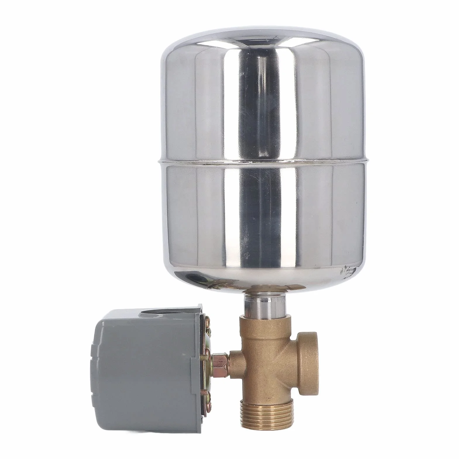 Kit de Tanque de Presión de Acero Inoxidable con Interruptor de Control de Presión de Bomba de Agua para Uso Doméstico