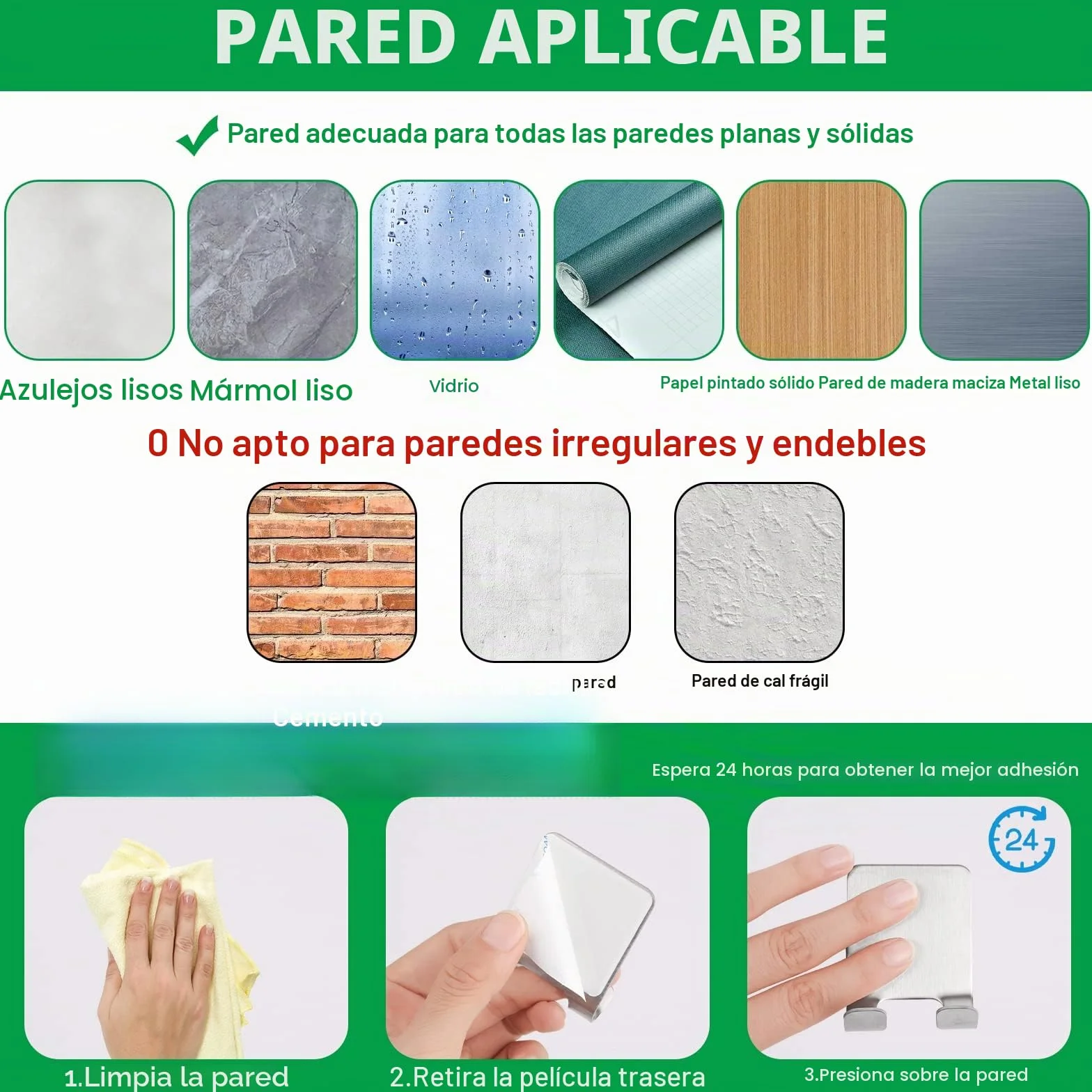 Bolatus 2 unidades de soporte para afeitadora de ducha, gancho autoadhesivo, soporte de afeitado para ducha, acero inoxidable, gancho para toalla, gancho para toallas sin taladrar, ganchos de pared
