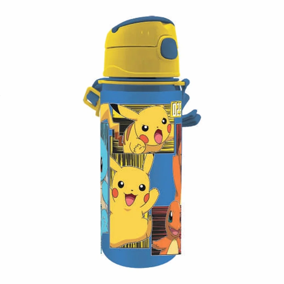 Botella de Agua Niños Niñas Cantimplora Aluminio 600 ml Libre BPA