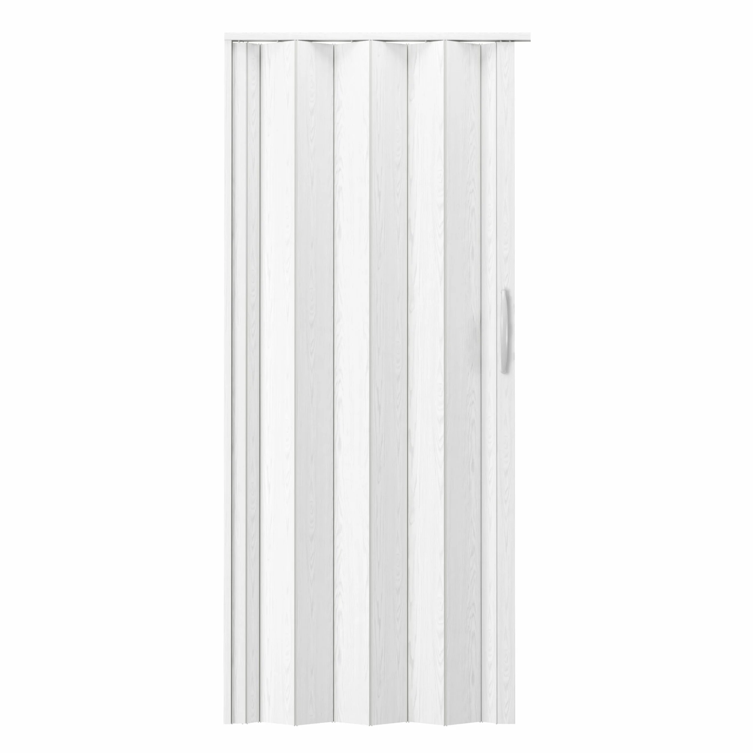 Loft Series - Puertas de acordeón plegables de doble pared de alta calidad, 48 pulgadas de ancho, color blanco