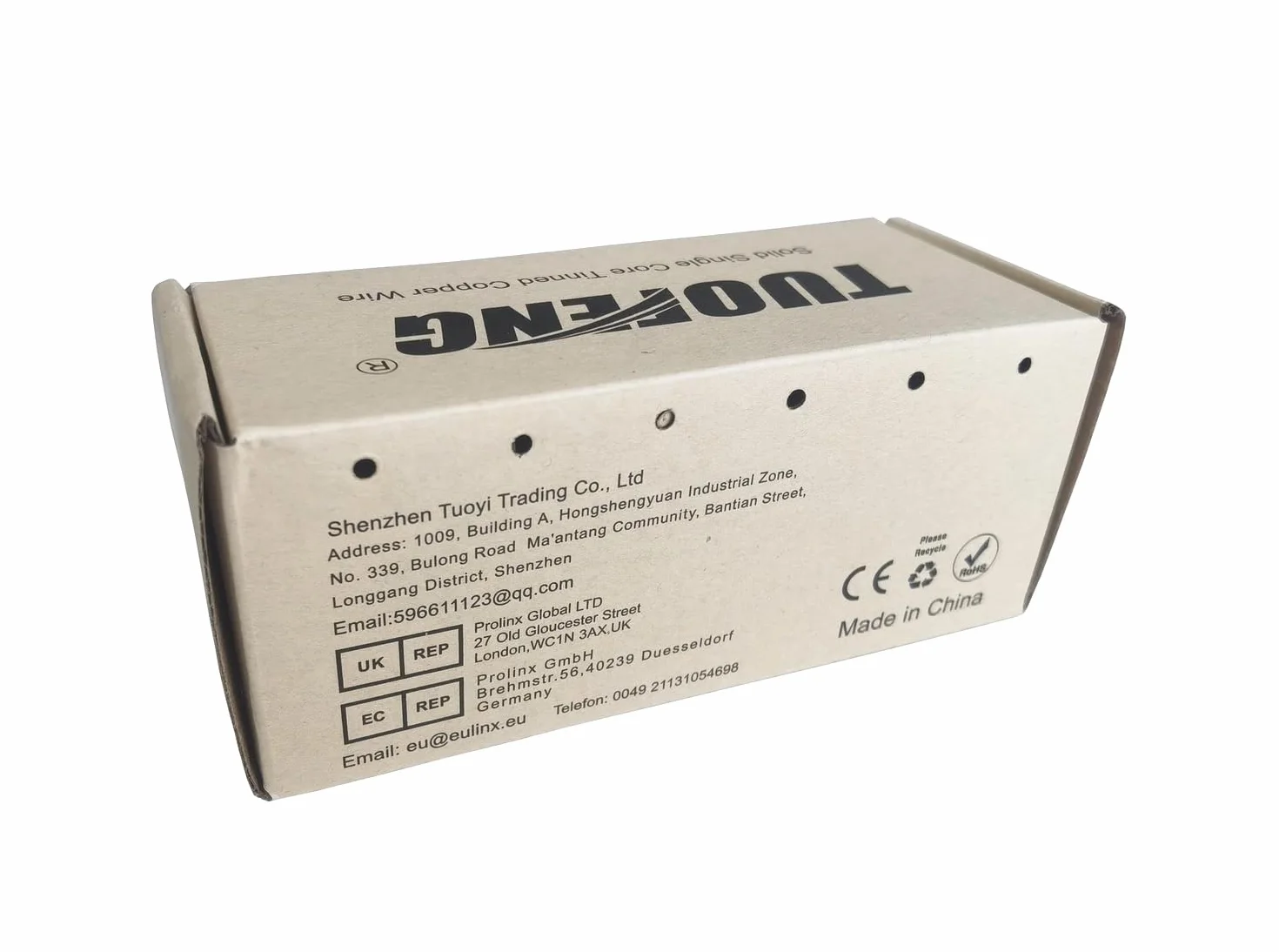 TUOFENG 22 awg Cable sólido, Juego de cable sólido （6 carretes de 9 metros de diferentes colores） Puente de cable de puente de calibre 22 Cable de conexión