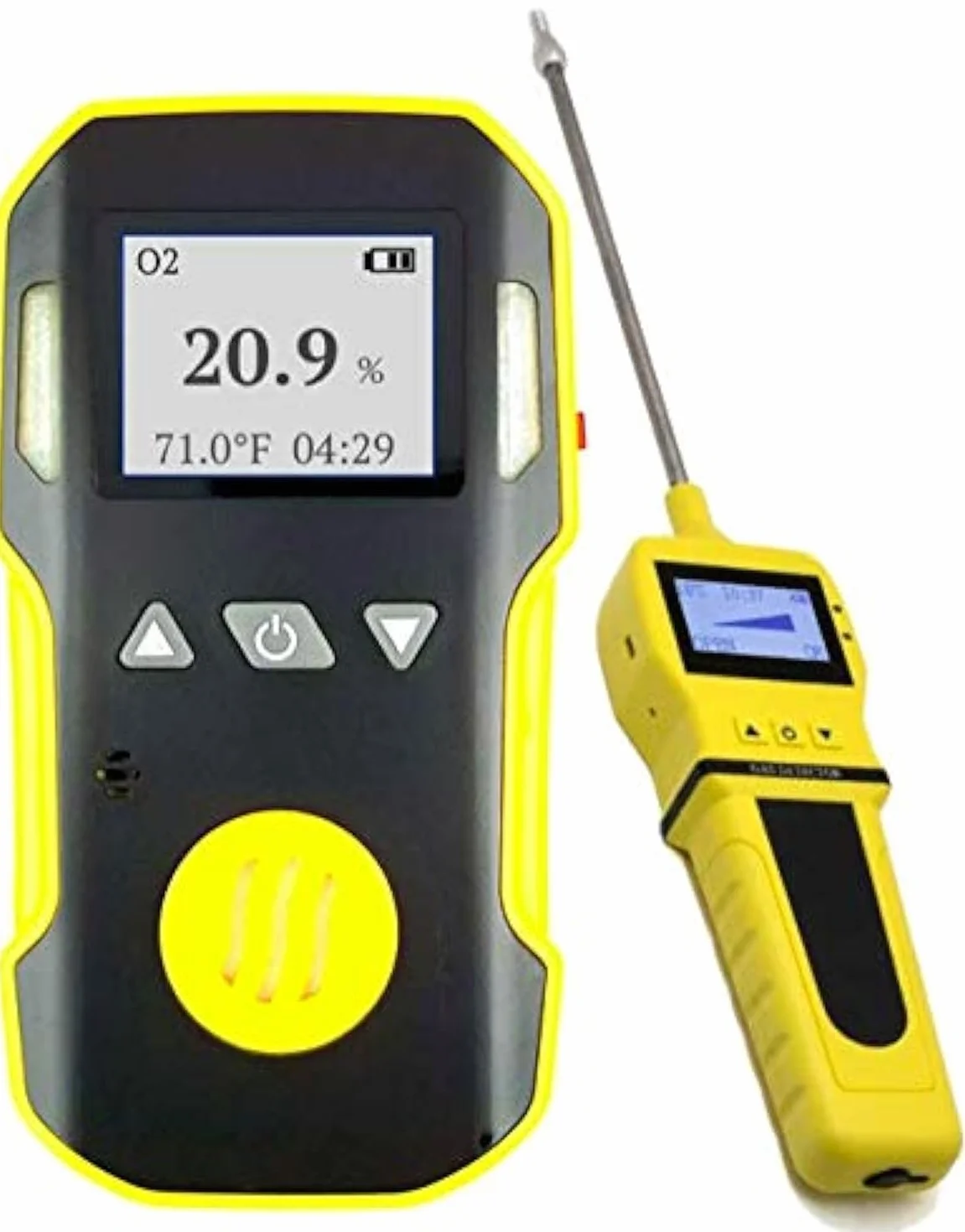 Detector de Oxígeno con Bomba | Certificado de Calibración UE/EE. UU. | Recarga USB | 0–30% O2