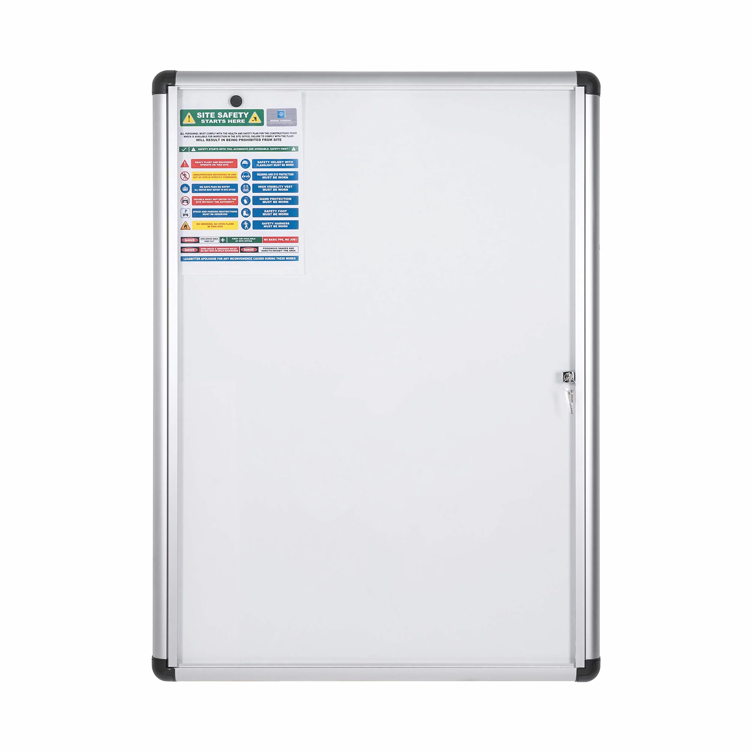 Bi-Office Boletín Enclore Extra Tablón de anuncios magnético acero lacado 723 x 984 mm 9xA4