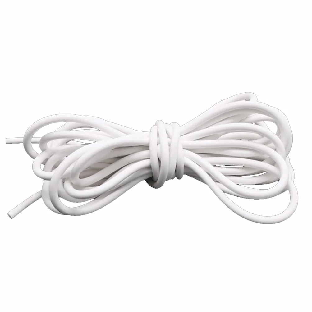Tira de sellado de espuma de silicona, Tira de sellado espuma caucho silicona, color blanco, 1 m, 1-25 mm diámetro(25mm)
