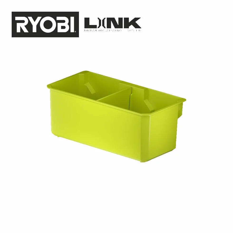 Ryobi – Kit de acoplamiento completo Link, almacenamiento para garaje y taller (7 piezas) – Syteme LINK – RSLWPK-7PC, verde y antracita