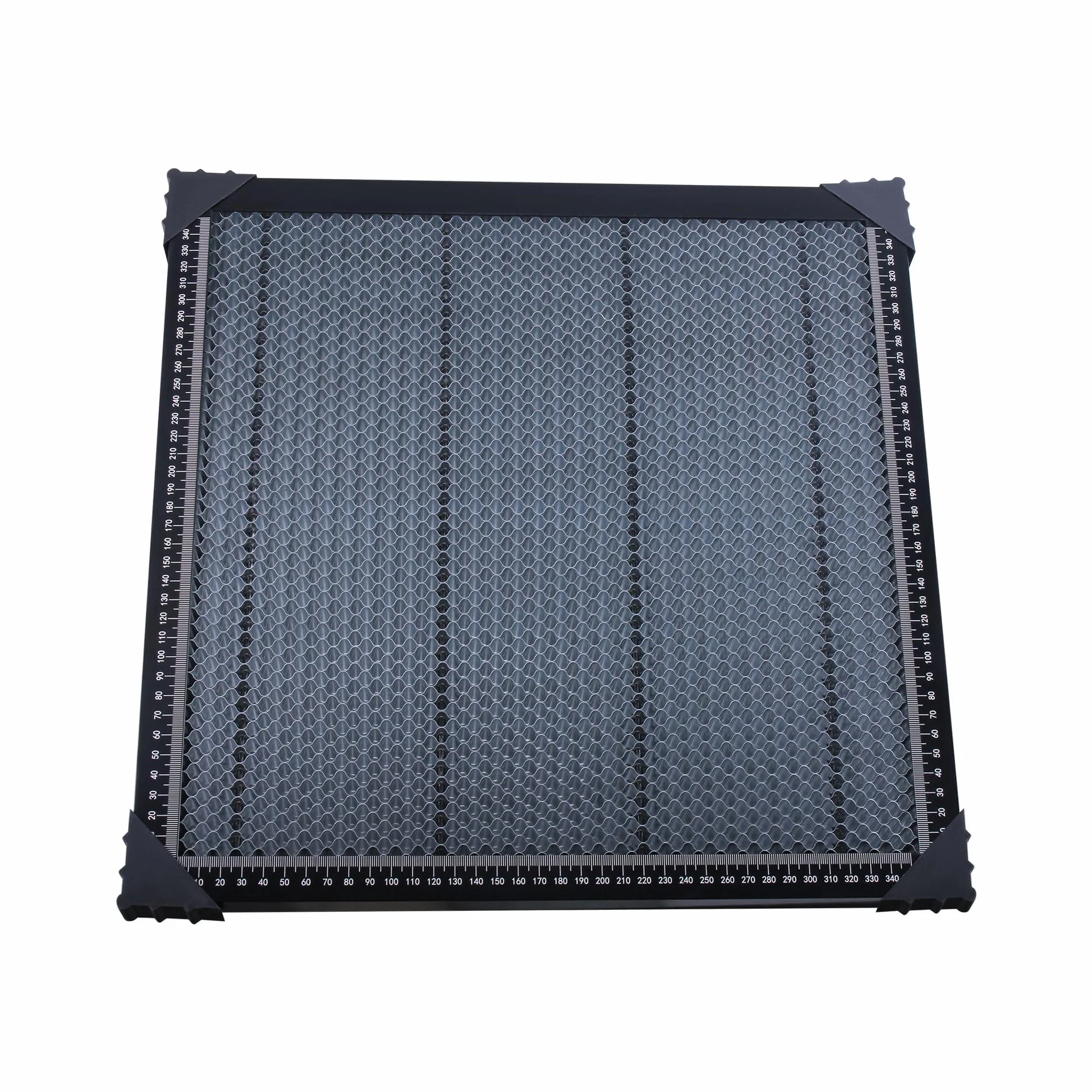 CNCMANS 400 x 400 x 22 mm Honeycomb mesa de panal para máquina de grabado láser, mesa de trabajo con placa de aluminio, para cortador láser y grabado láser