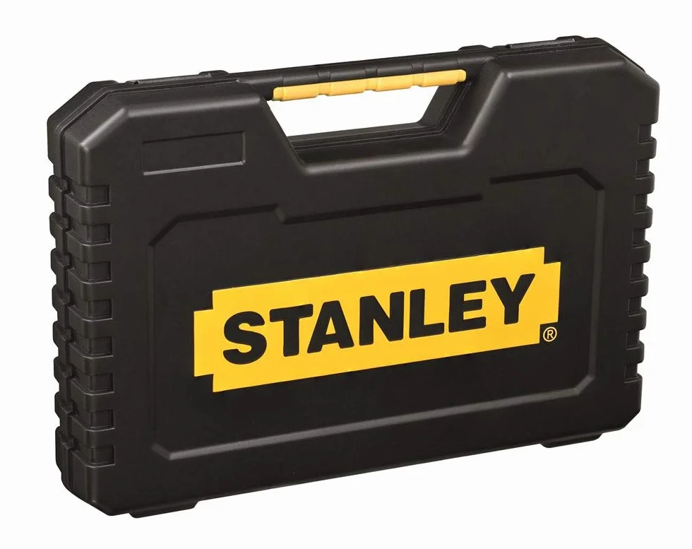 STANLEY Juego de 100 Piezas para Taladrar y Atornillar, Brocas para Madera, Metal, Albañilería, Puntas Destornillador, Incluye Estuche Robusto, STA7205-XJ