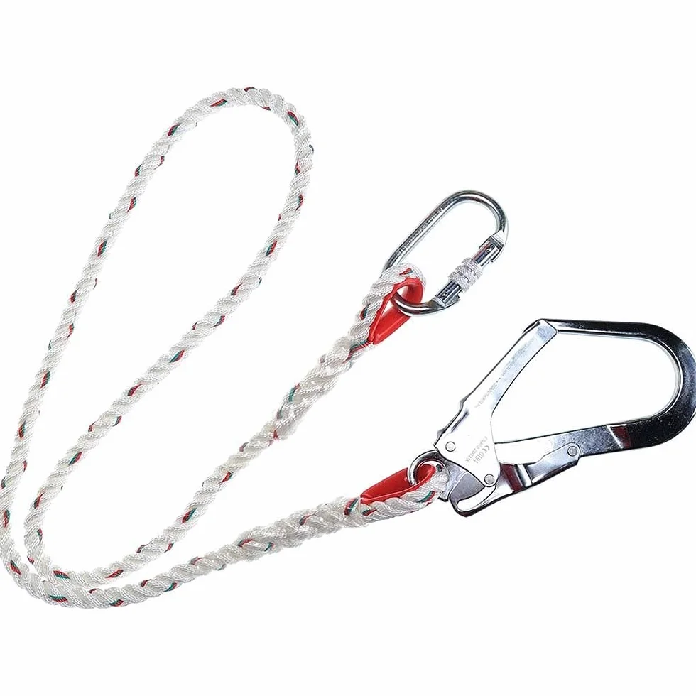 Portwest Línea De Amarre De Restricción Sencilla, Color: Blanco, FP21WHR
