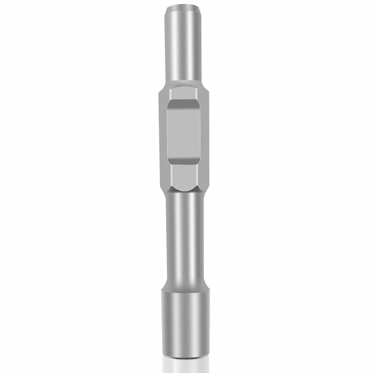 SDS HEX - Empujador de clavos para tierra, 257 mm, diámetro interior de 20,5 mm, diámetro exterior de 35 mm, para varilla de tierra, pincho de tierra