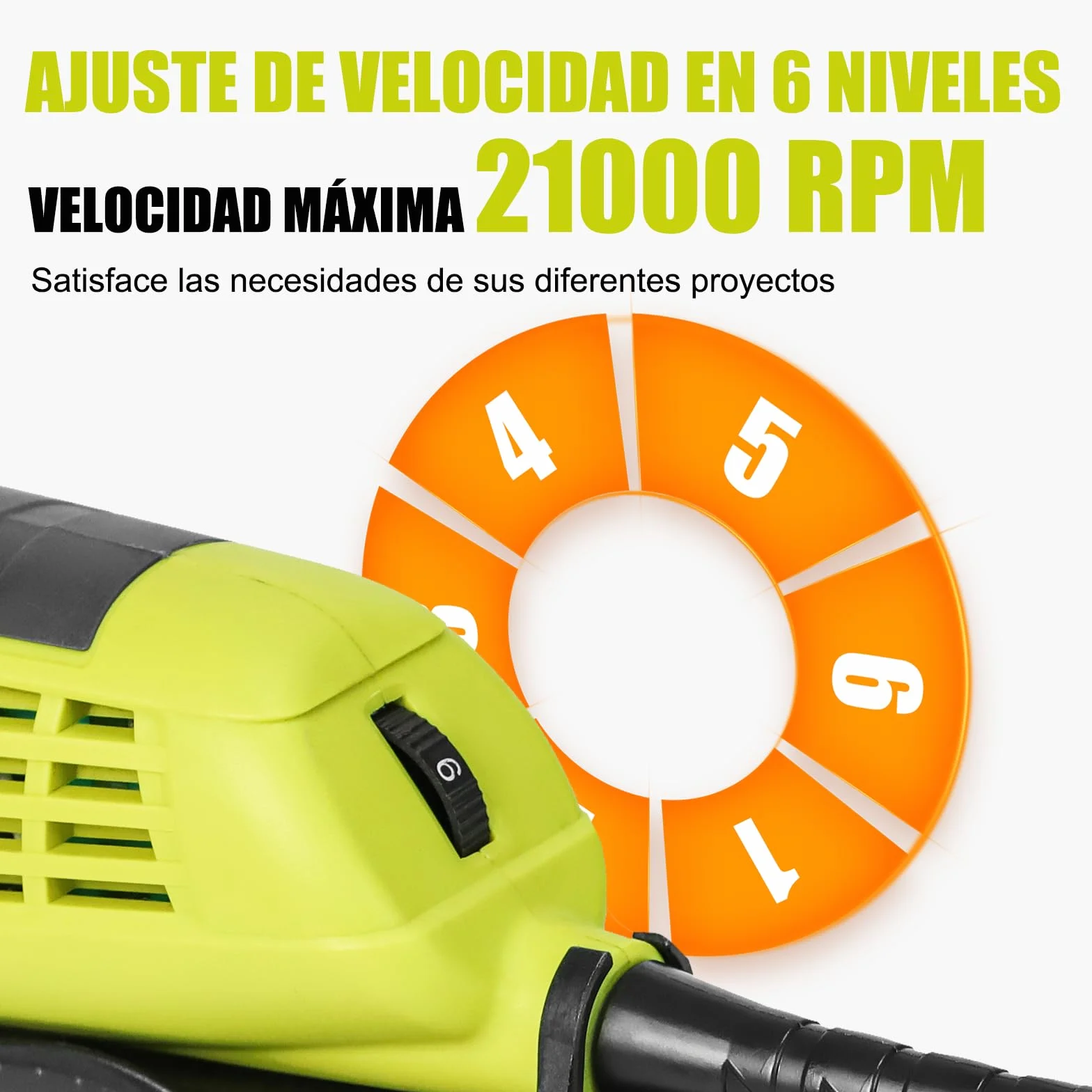 DEWINNER 300W Multiherramienta Oscilante con ángulo de oscilación de 3°, Herramientas Oscilantes con 6 Velocidades, 15000-22000RPM, 28 Accesorios, Herramienta Multifunción para Cortar, Lijar, Raspar