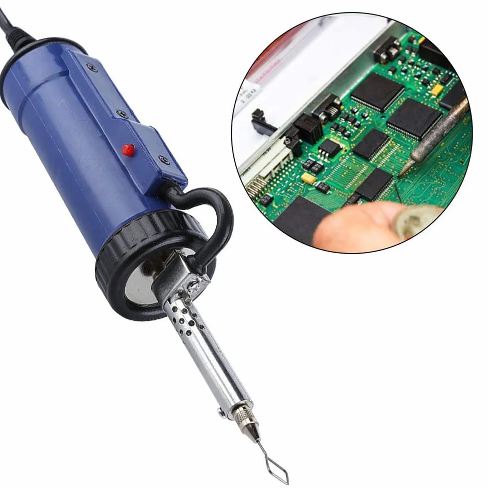Bomba Desoldadora Eléctrica BBT-580, Pistola de Hierro, Ventosa de Soldadura, Herramientas de Estaño de Succión Automática, Enchufe Europeo de 250 V