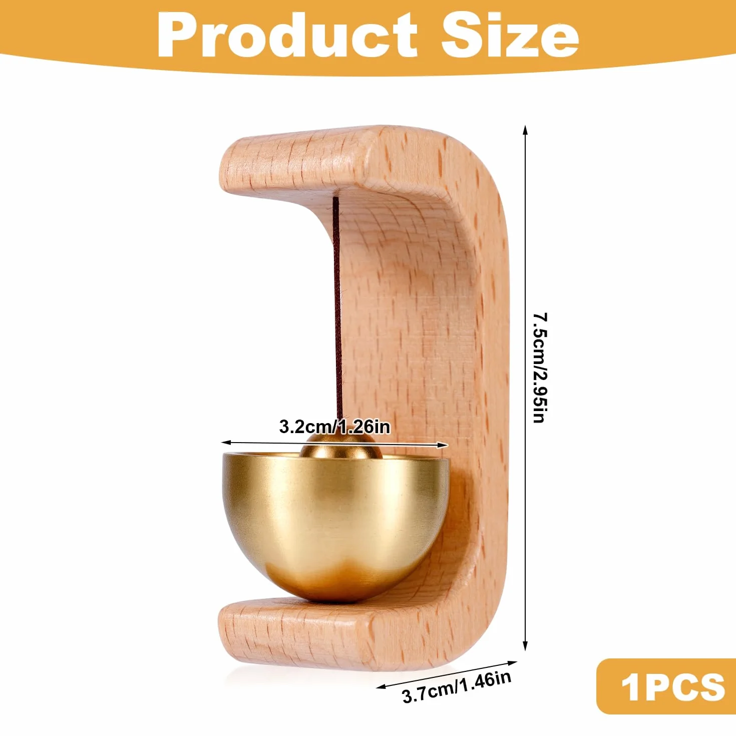 Timbre Magnético para Puertas, Diseño Simple, Fácil de Usar para Cafeterías y Tiendas